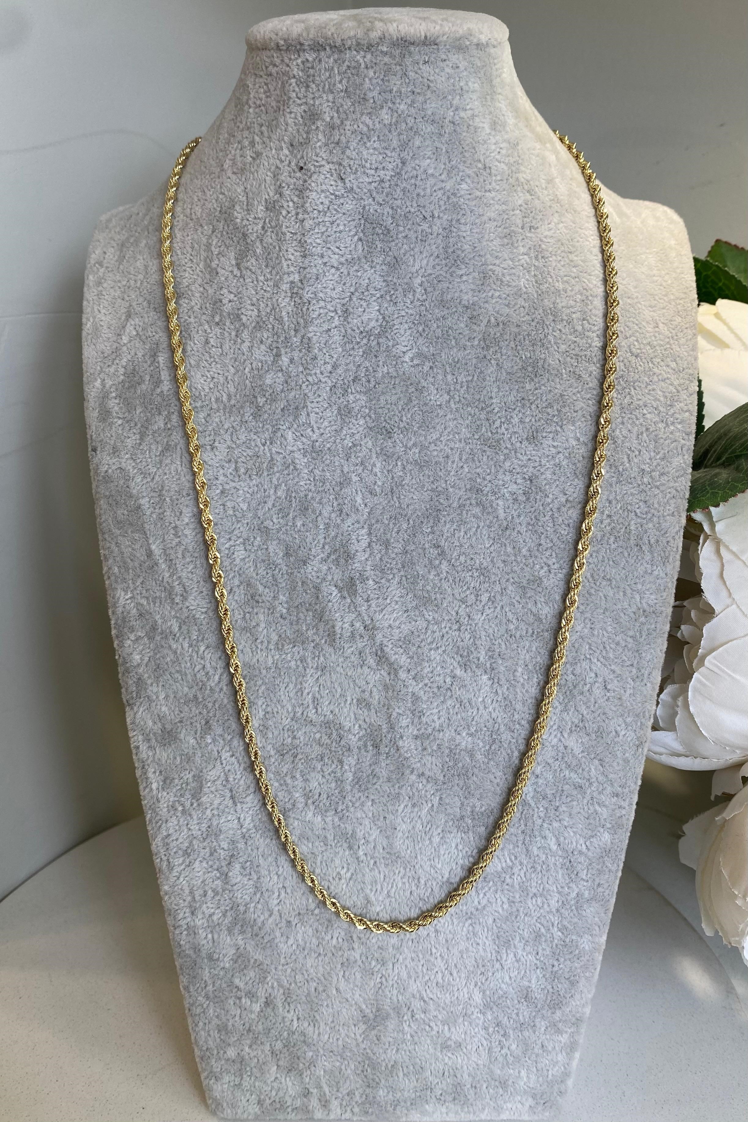 İNCE BURGU ZİNCİR KOLYE 60CM