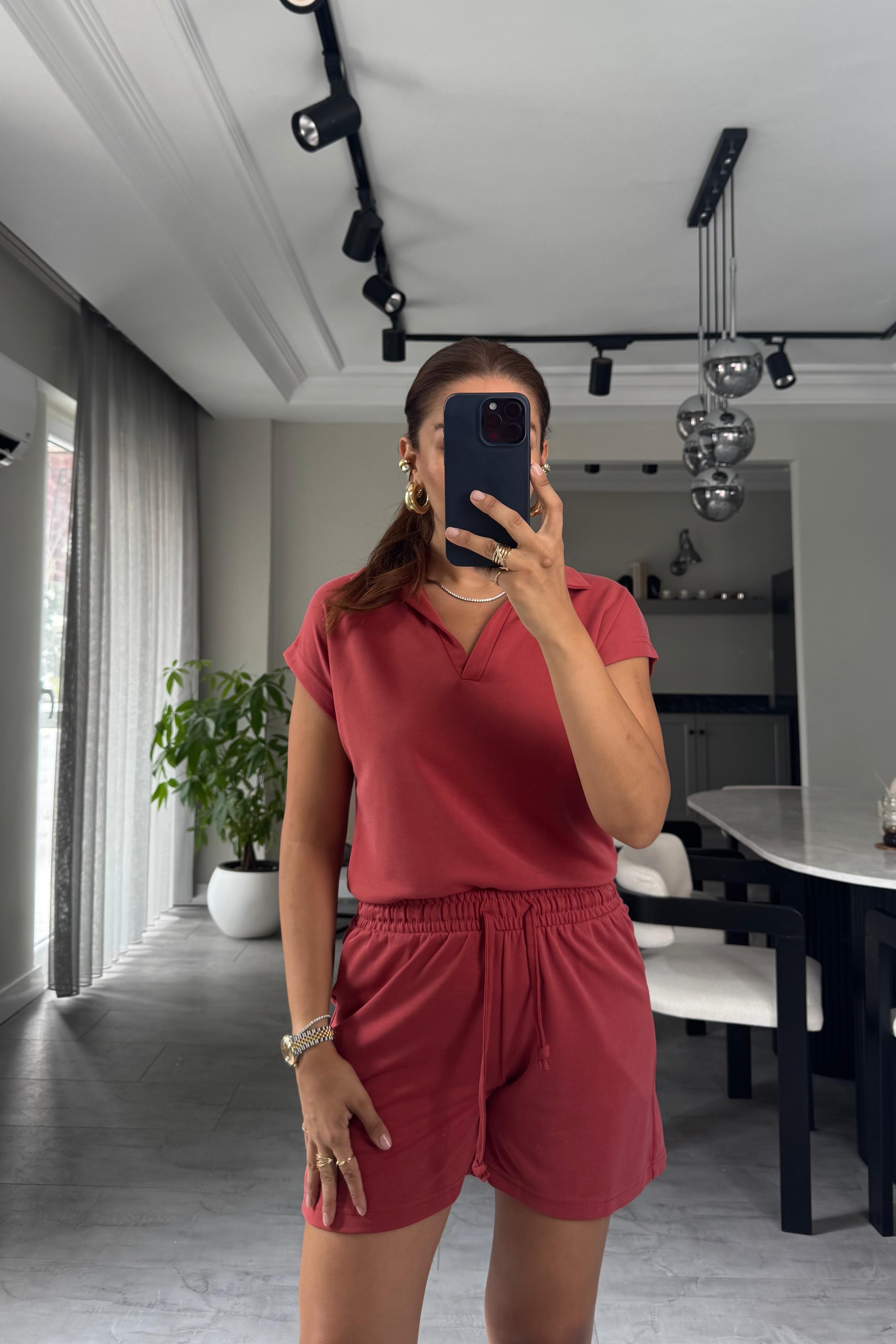 PİKE MODAL POLO YAKA ŞORT TAKIM/1139