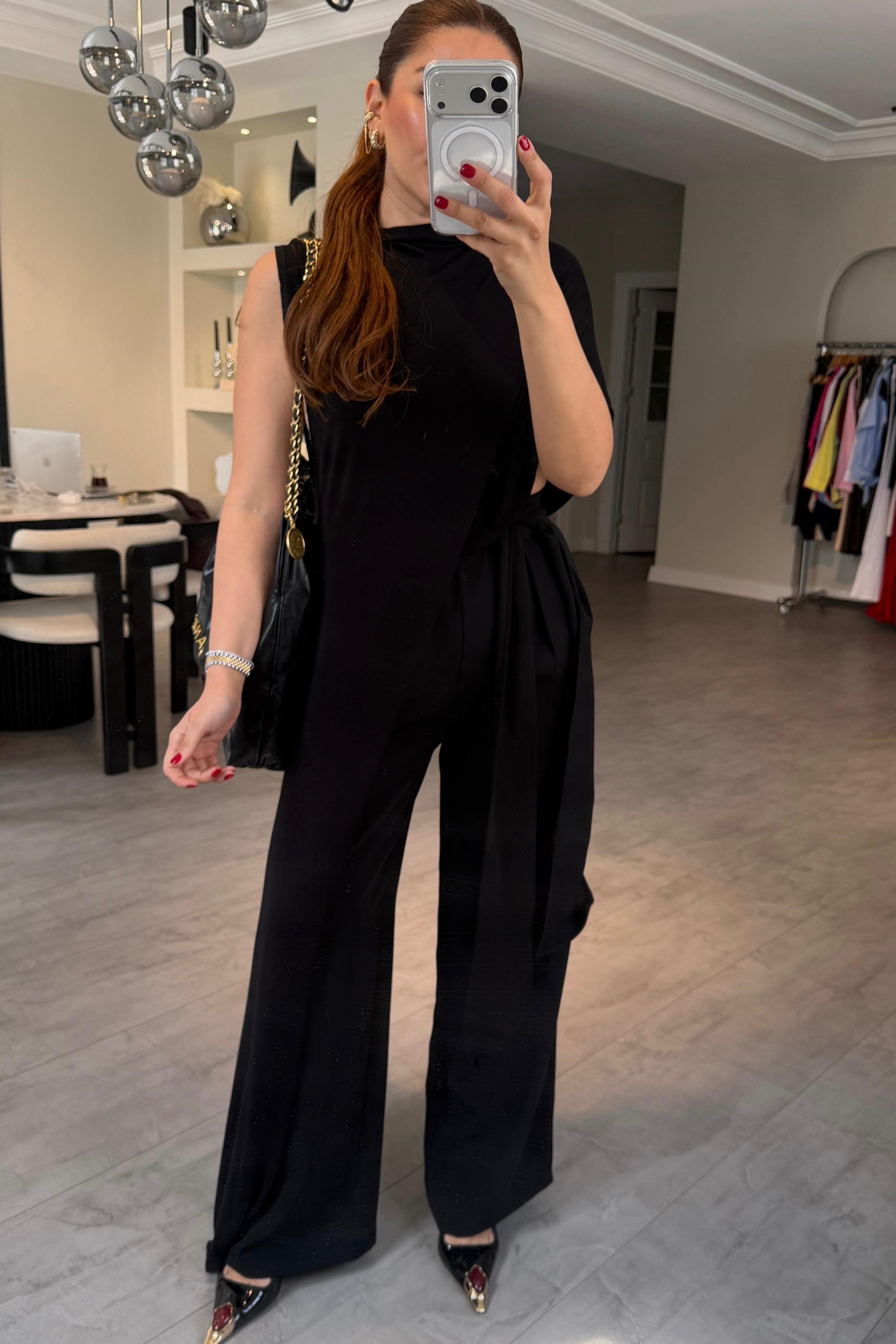 DİK YAKA YIRTMAÇLI VEREV TUNİK /1659