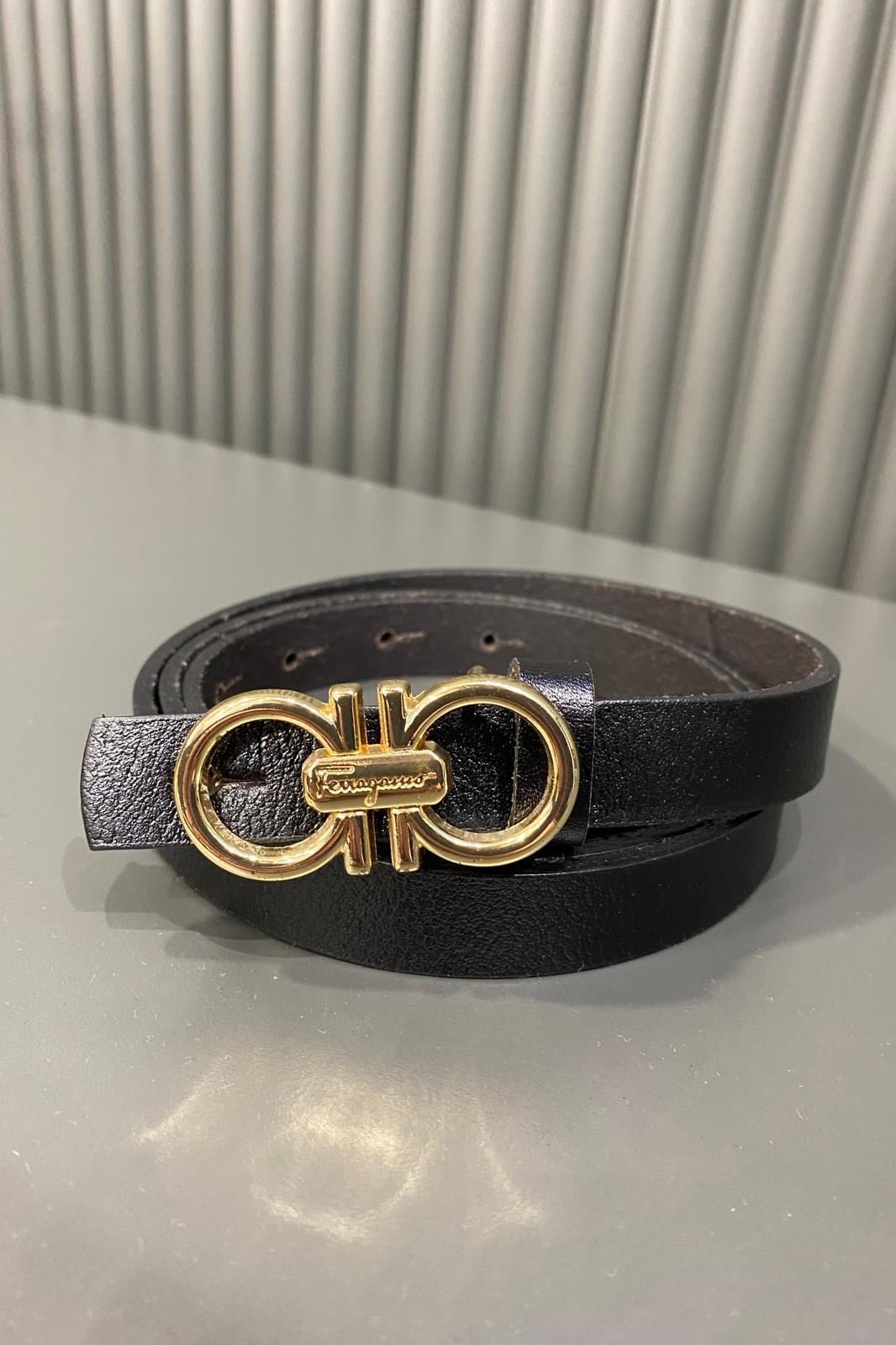 FERRAGAMO GOLD KEMER ORİJİNAL DERİ