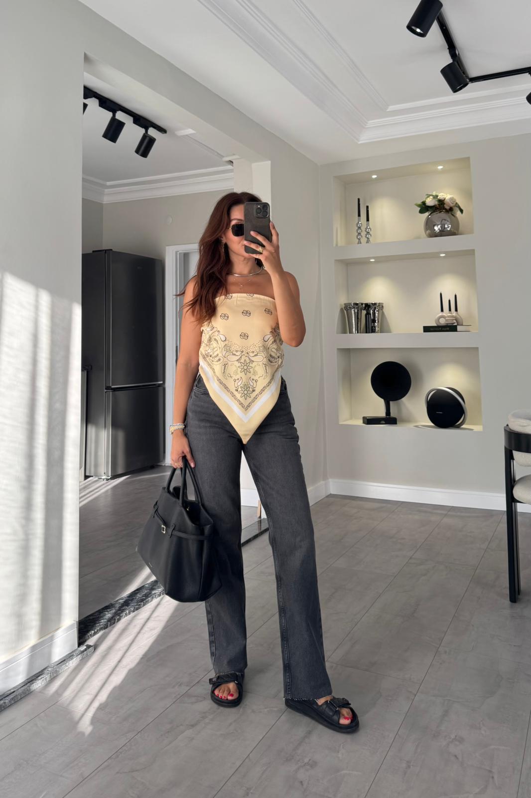 ROCKY YÜKSEK BEL STRAIGHT  JEAN