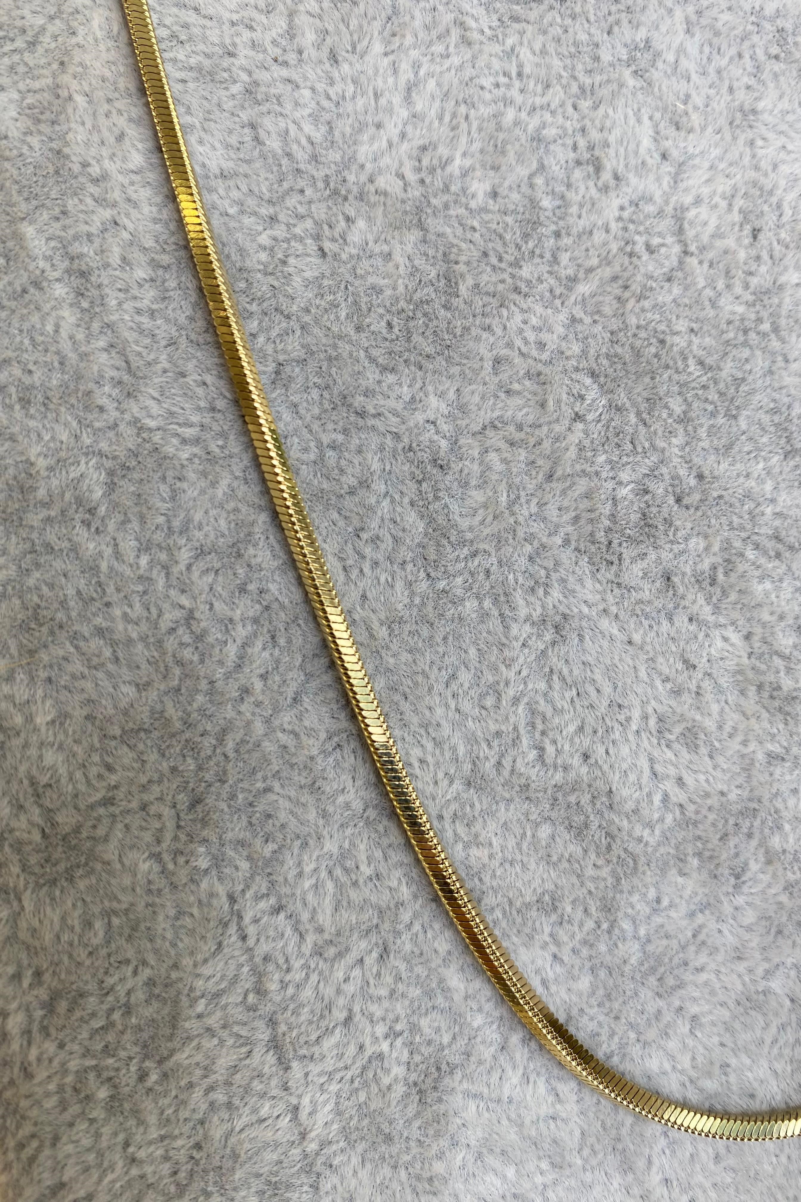 KARE KESİTLİ ZİNCİR KOLYE 60CM