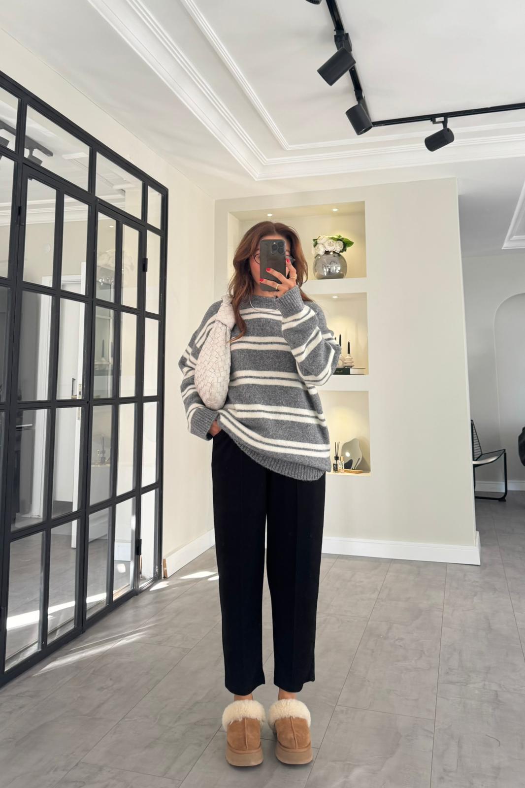 ÇİMA DİKİŞLİ MODAL KUMAŞ EŞOFMAN/3513