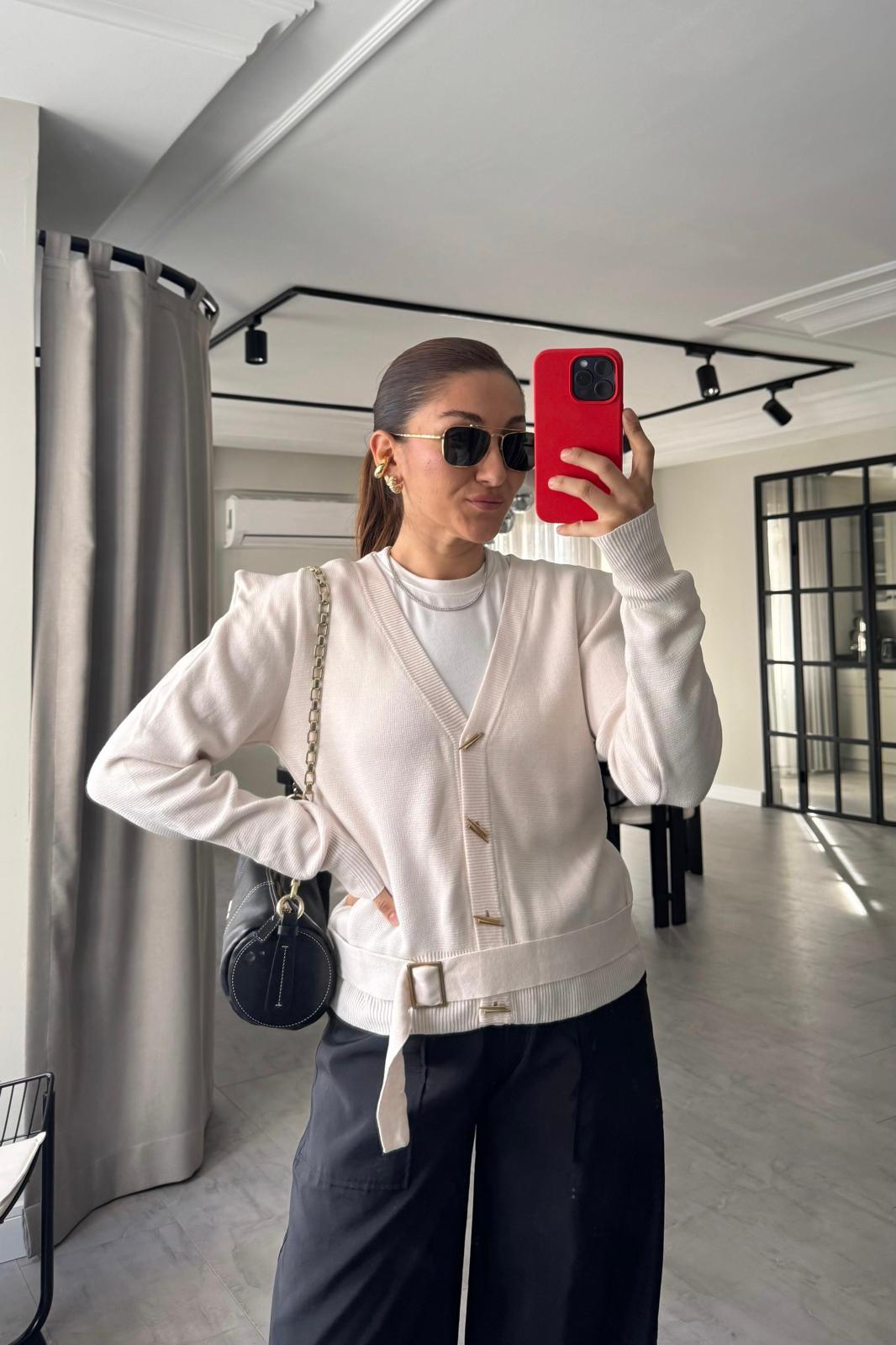 GEOMETRİK DÜĞMELİ HIRKA/1025