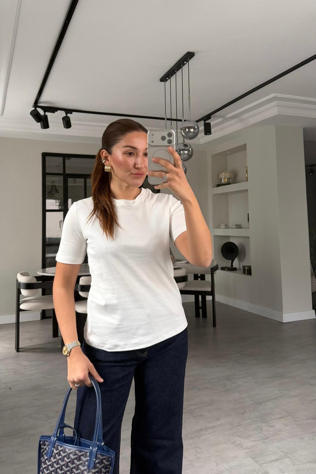 KISA KOL MASSİMO BASİC T-SHİRT