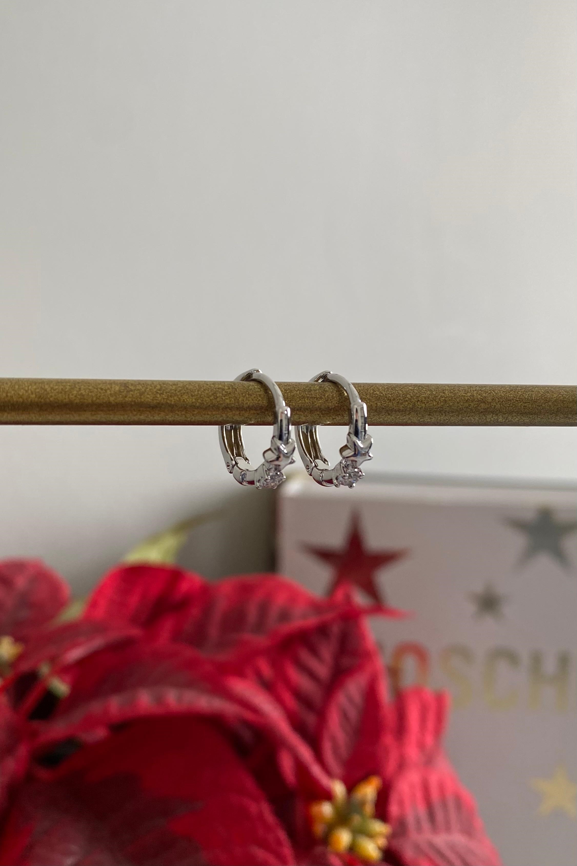 TAŞ-YILDIZHALKA KÜPE 1CM