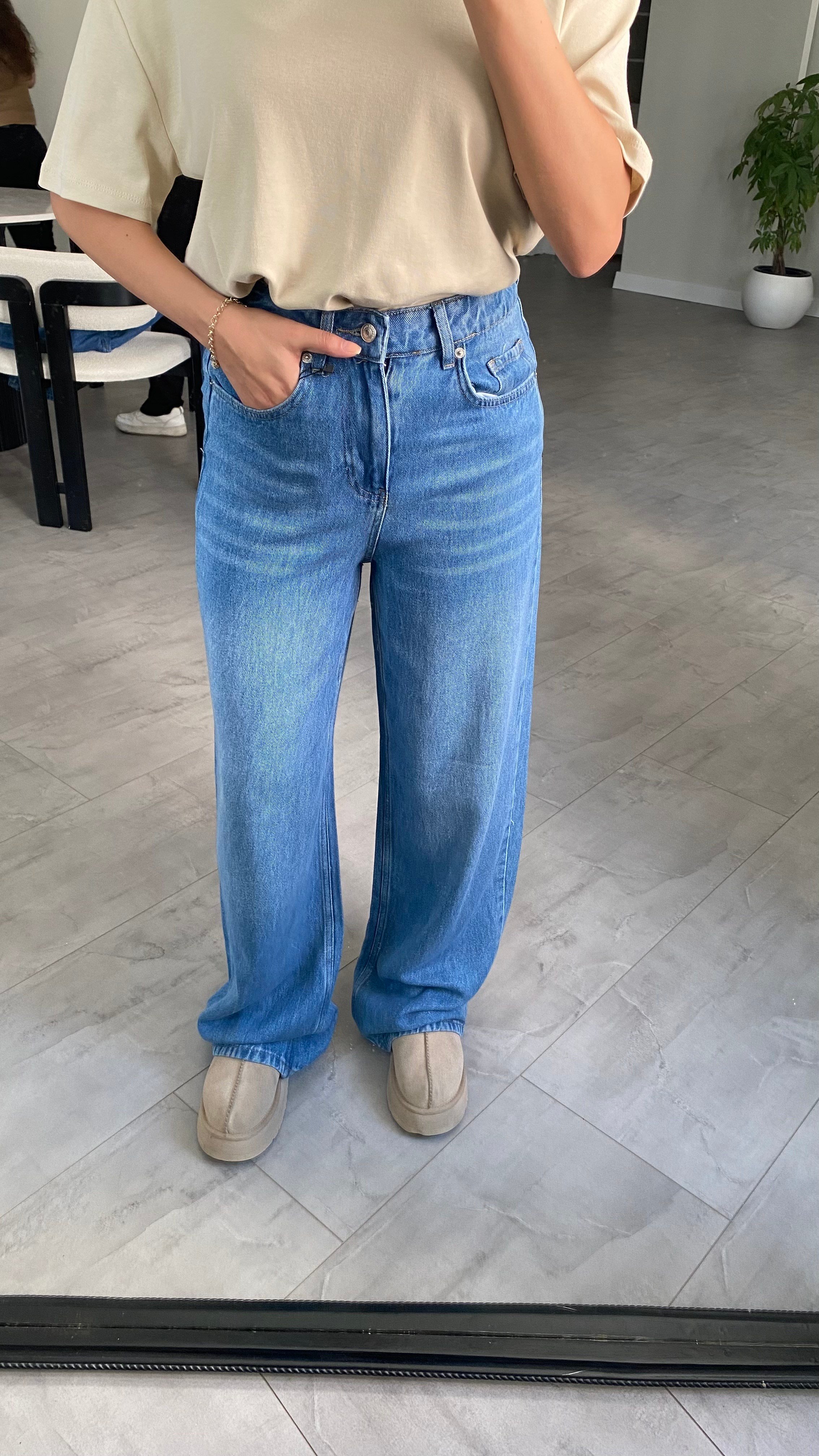 YÜKSEK BEL TENSEL COMFORT JEAN