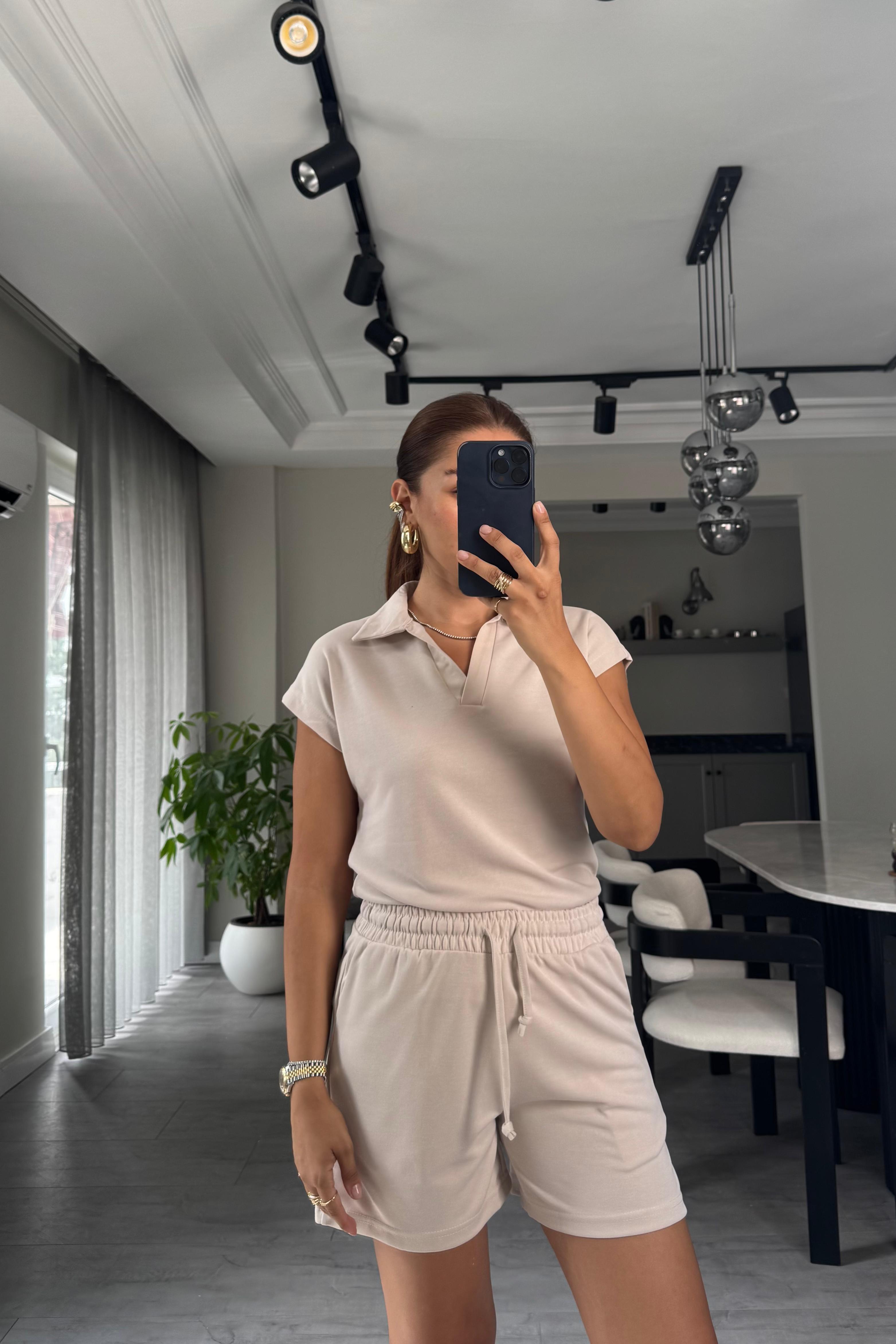 PİKE MODAL POLO YAKA ŞORT TAKIM/1139