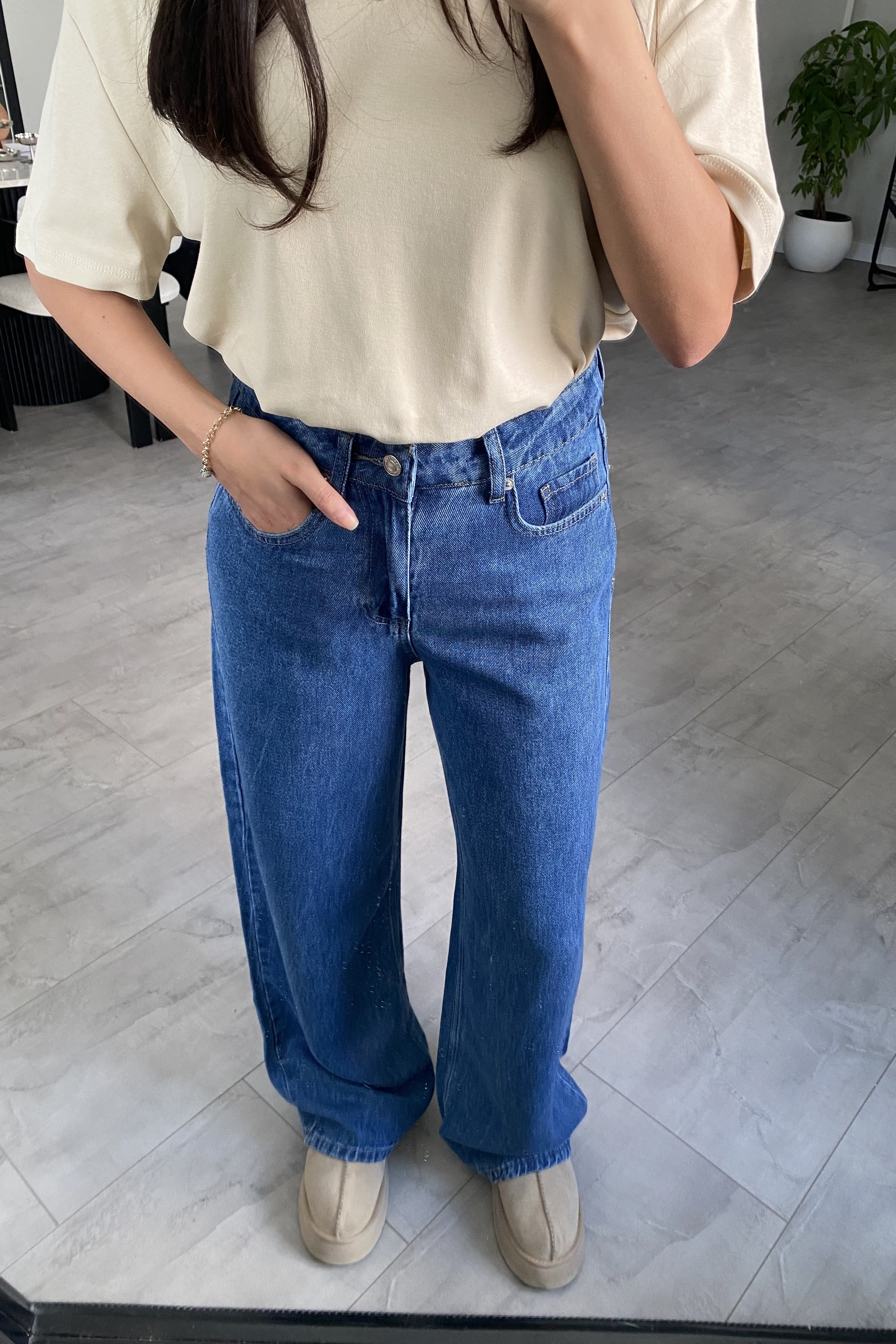 YÜKSEK BEL TENSEL COMFORT JEAN