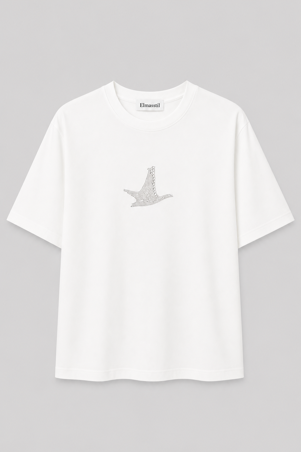 KUŞ TEK TAŞLI T-SHIRT