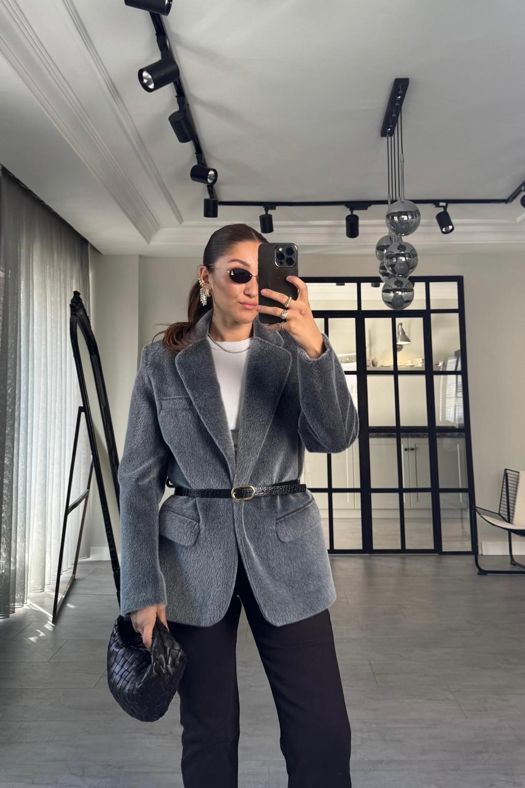 PELUŞLU BLAZER CEKET/9490
