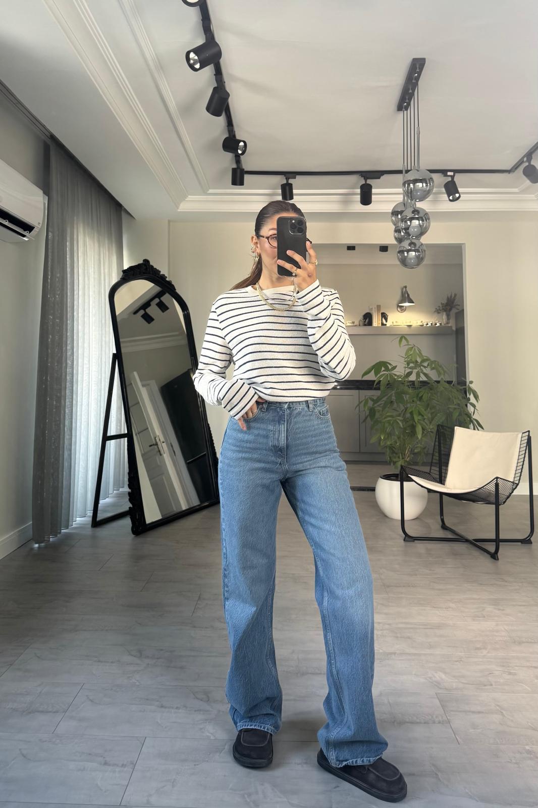 PAW EKSTRA YÜKSEK BEL STRAIGHT JEAN