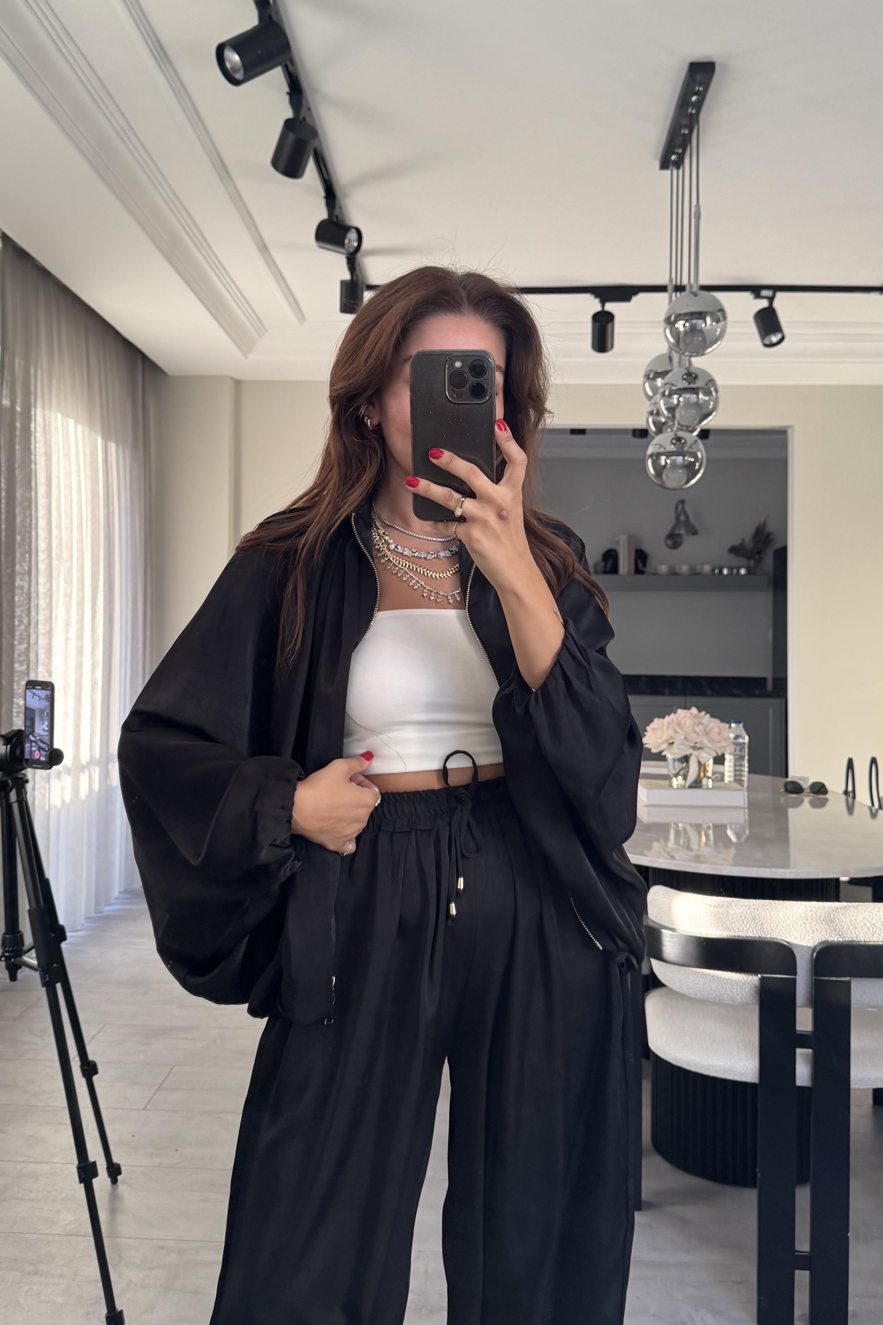 BOMBER SATEN CEKET/9584