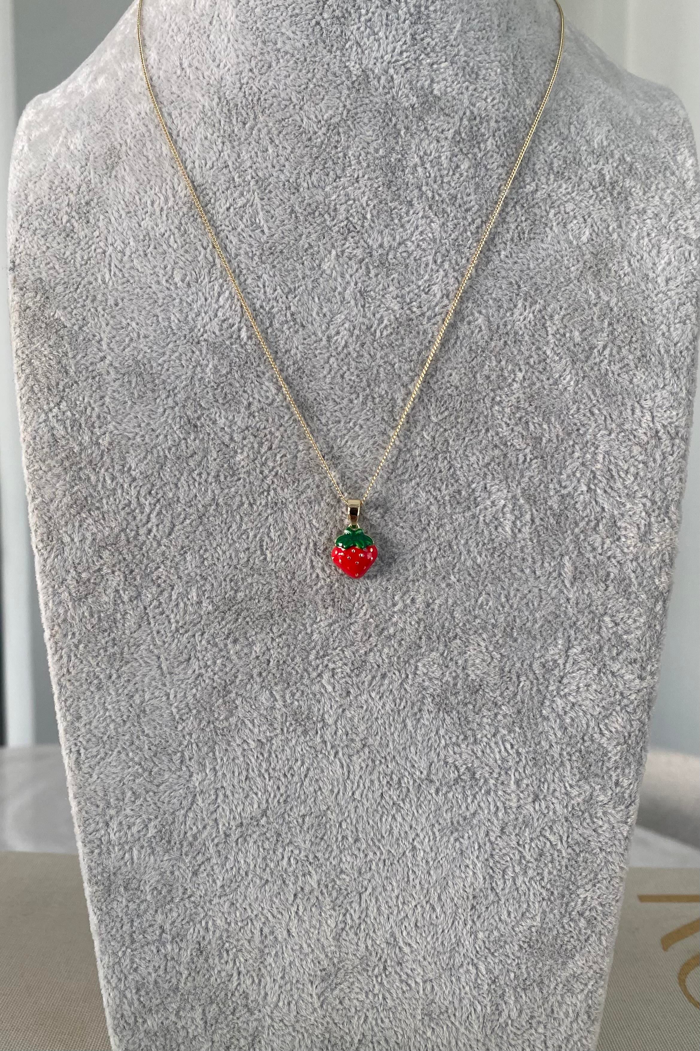 KIRMIZI ÇİLEK HAYALET KOLYE