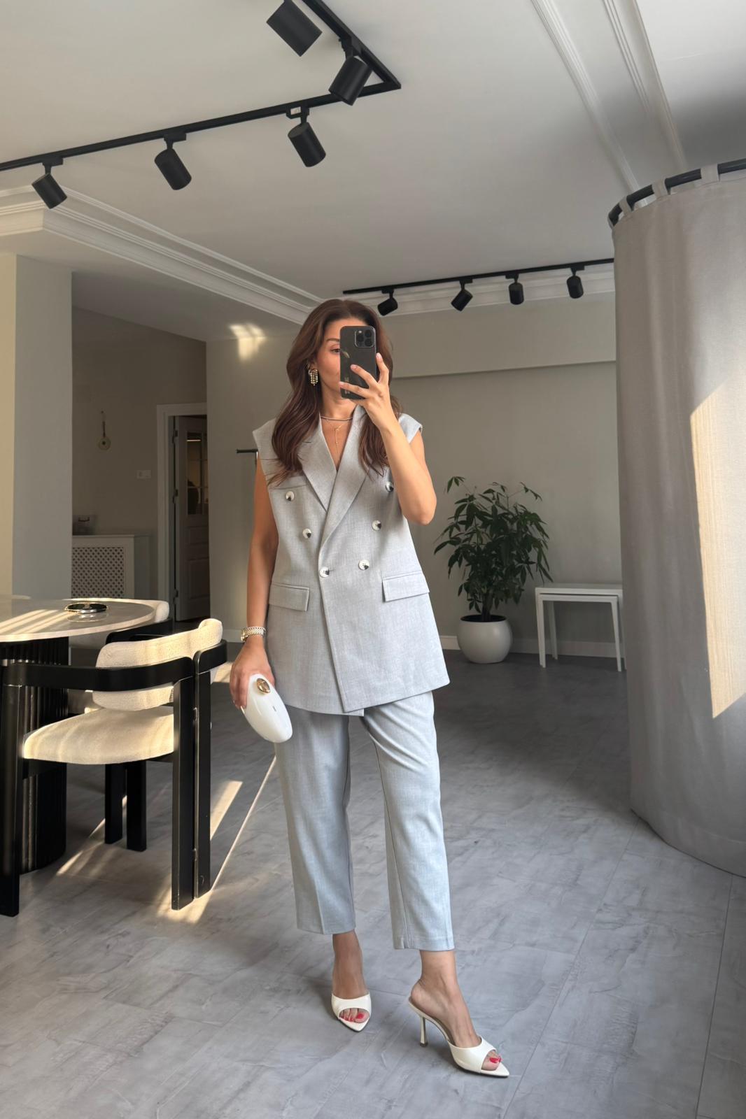 OVERSİZE YELEKLİ TAKIM