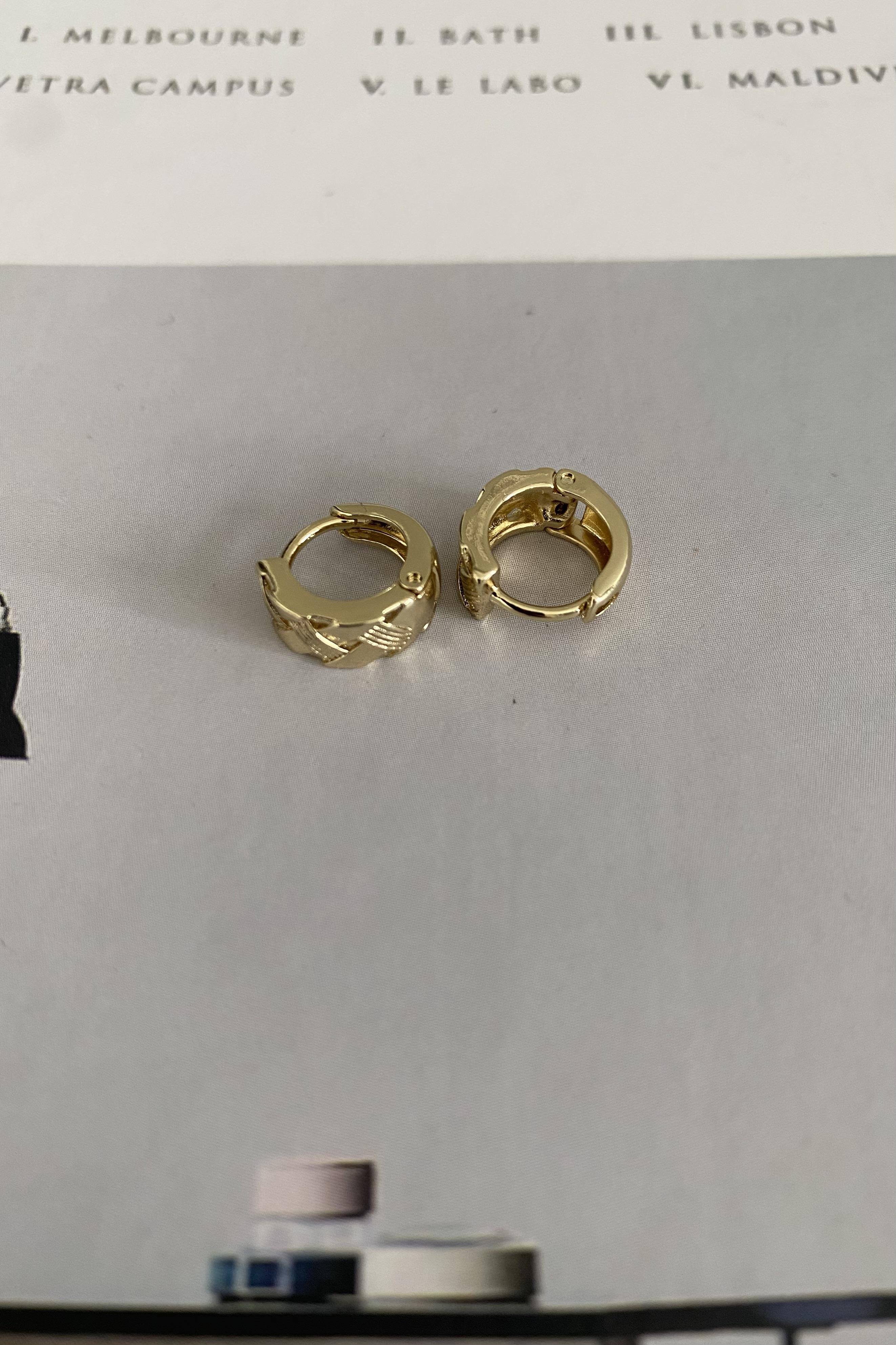 ÇİTLİ KALIN HALKA KÜPE