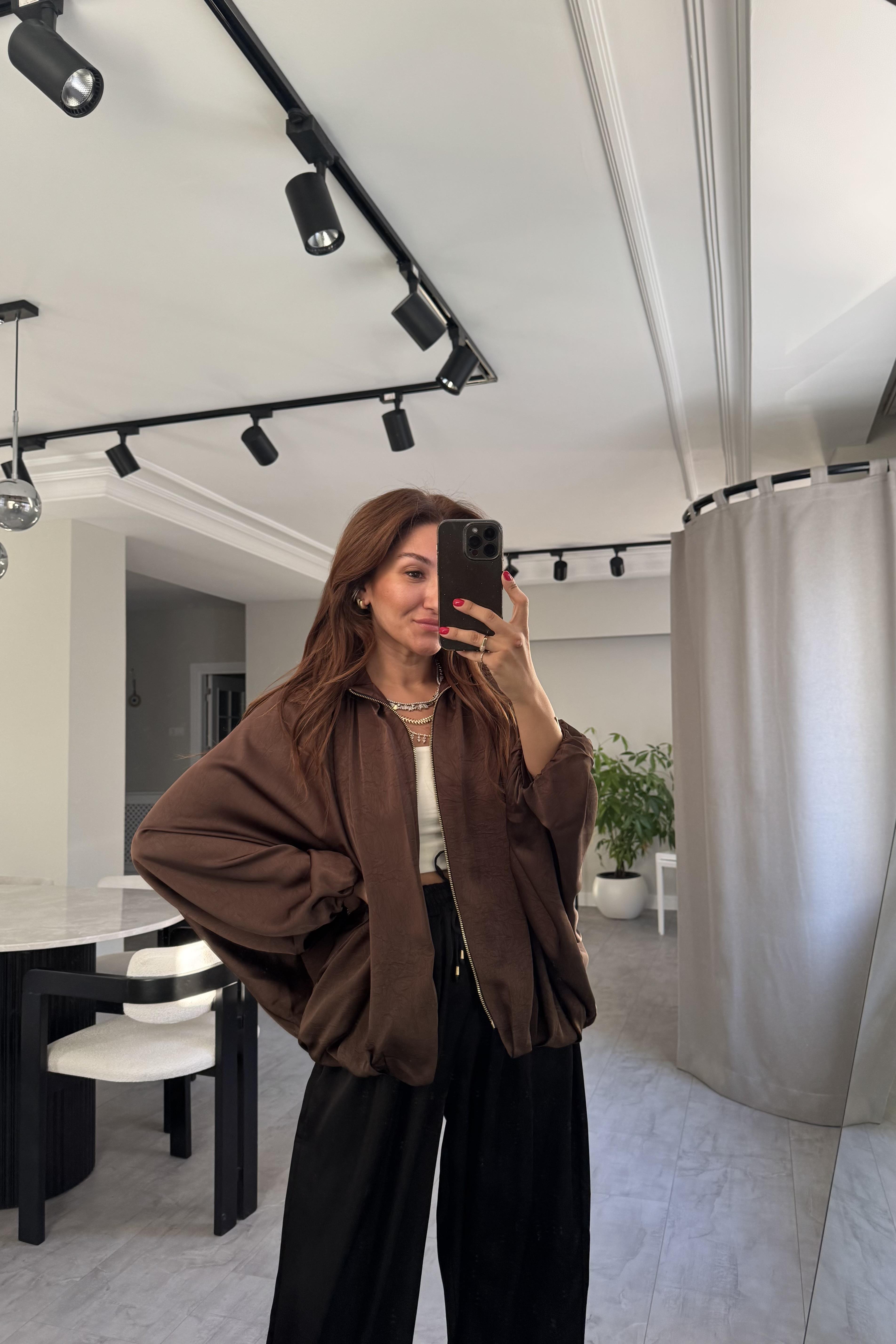 BOMBER SATEN CEKET/9584