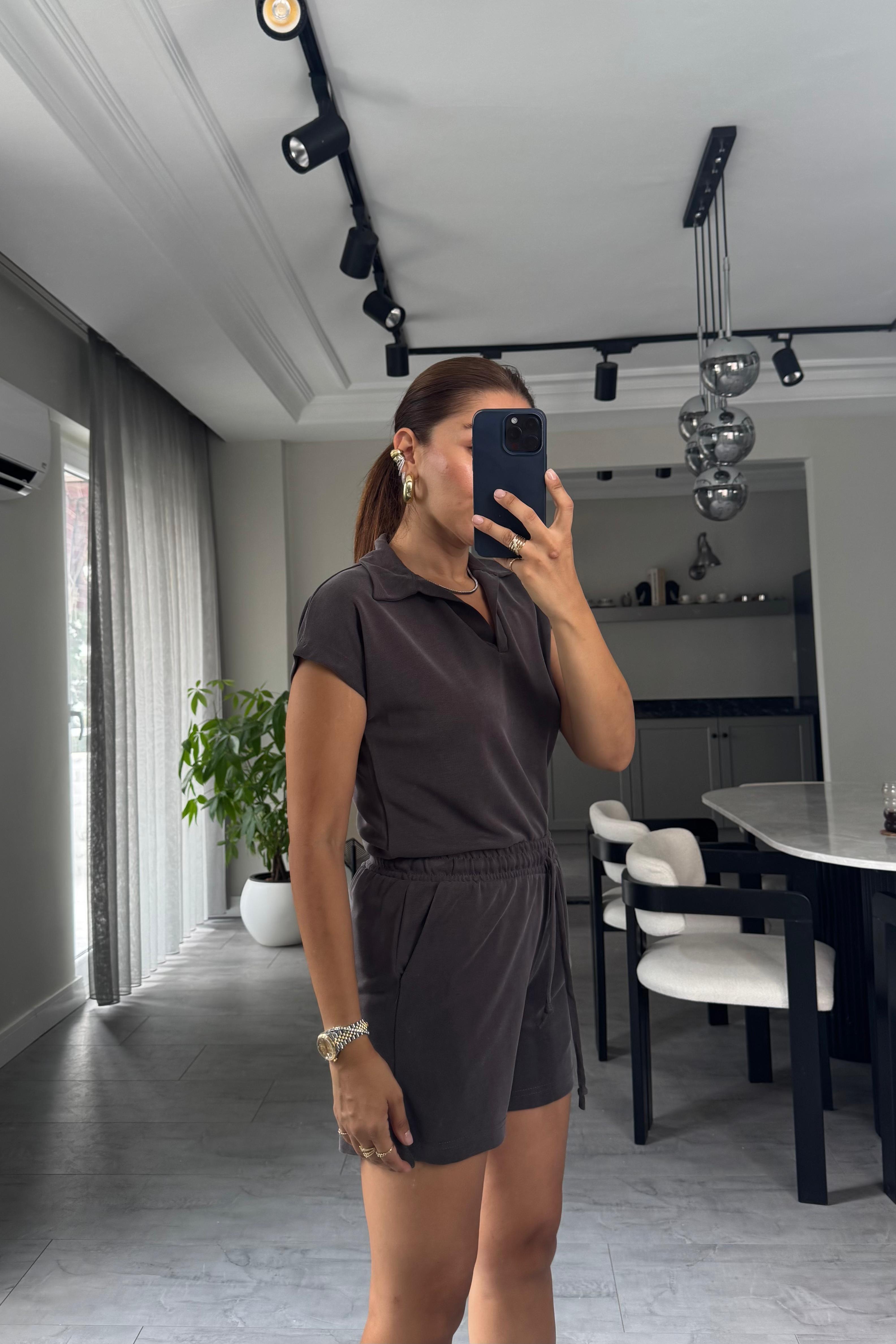 PİKE MODAL POLO YAKA ŞORT TAKIM/1139