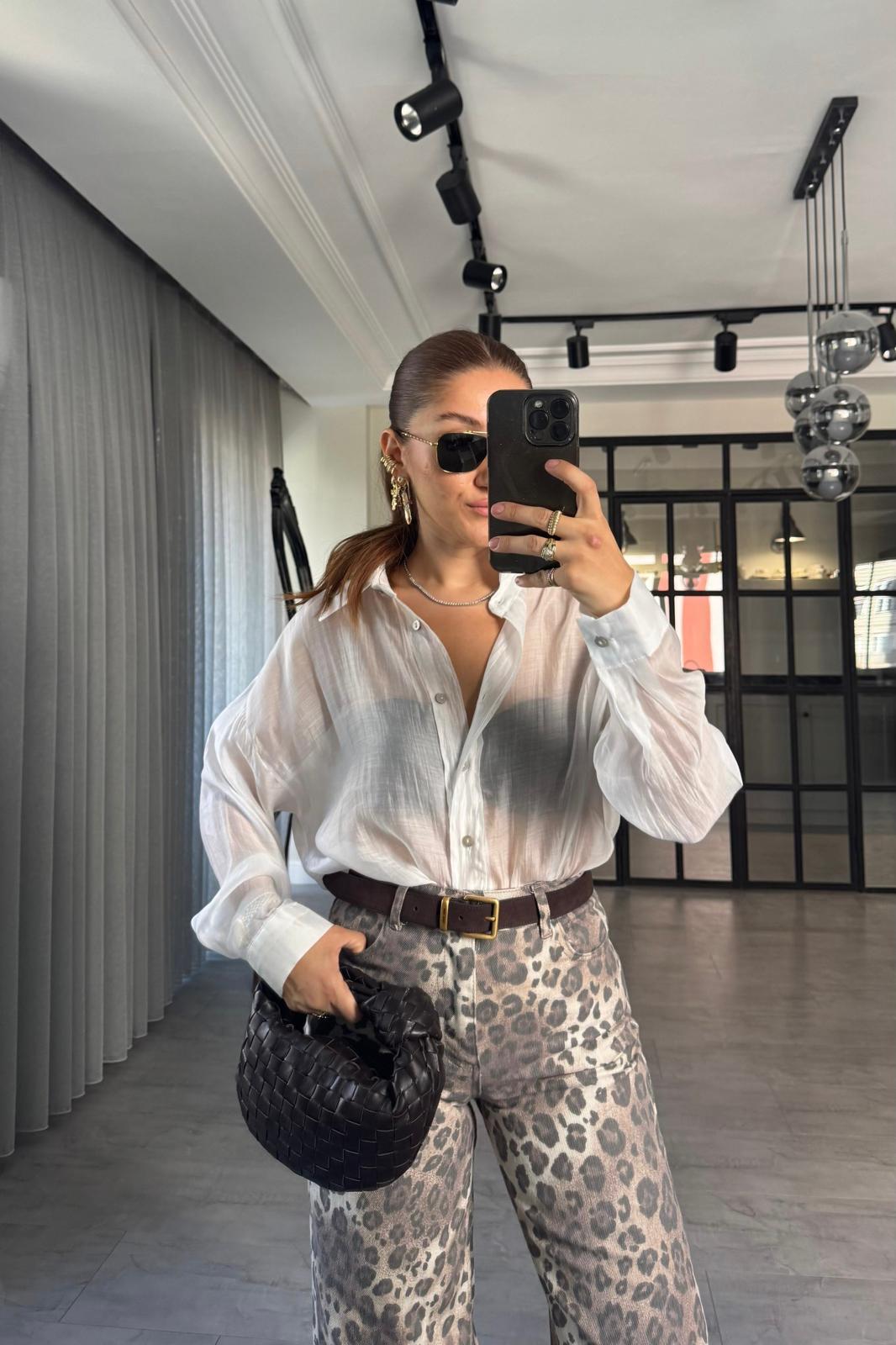 LYOCELL OVERSİZE GÖMLEK/4924