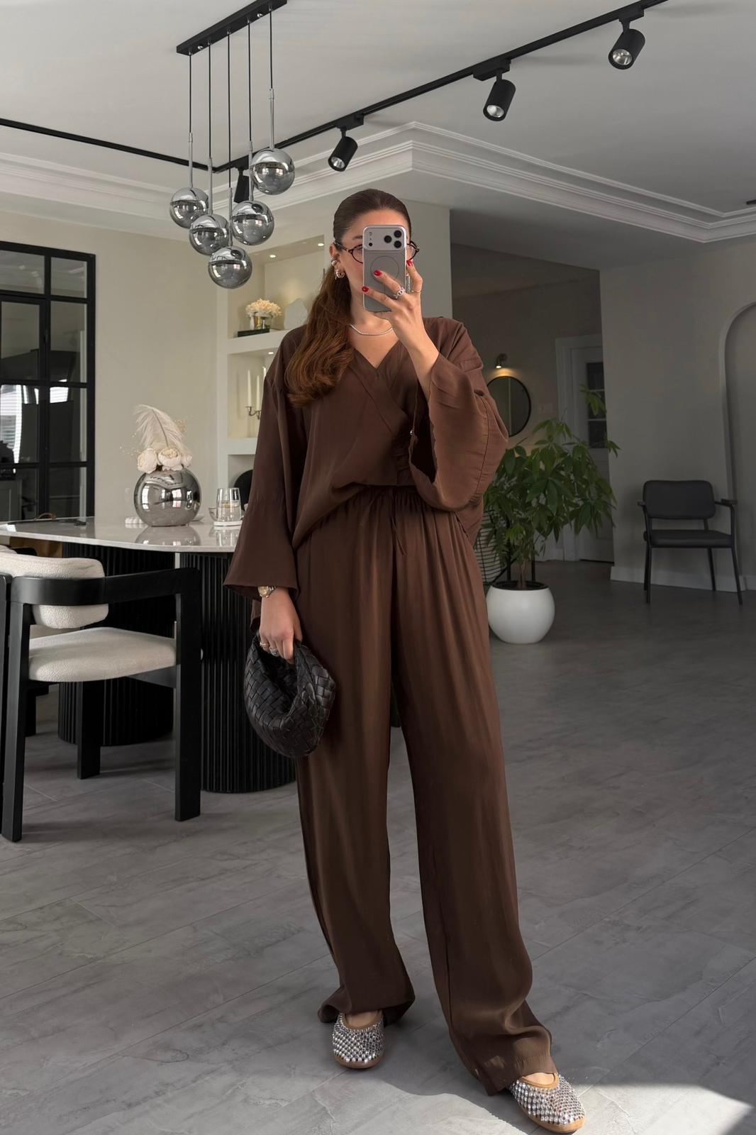 MASSİMO V YAKA TENSEL TAKIM