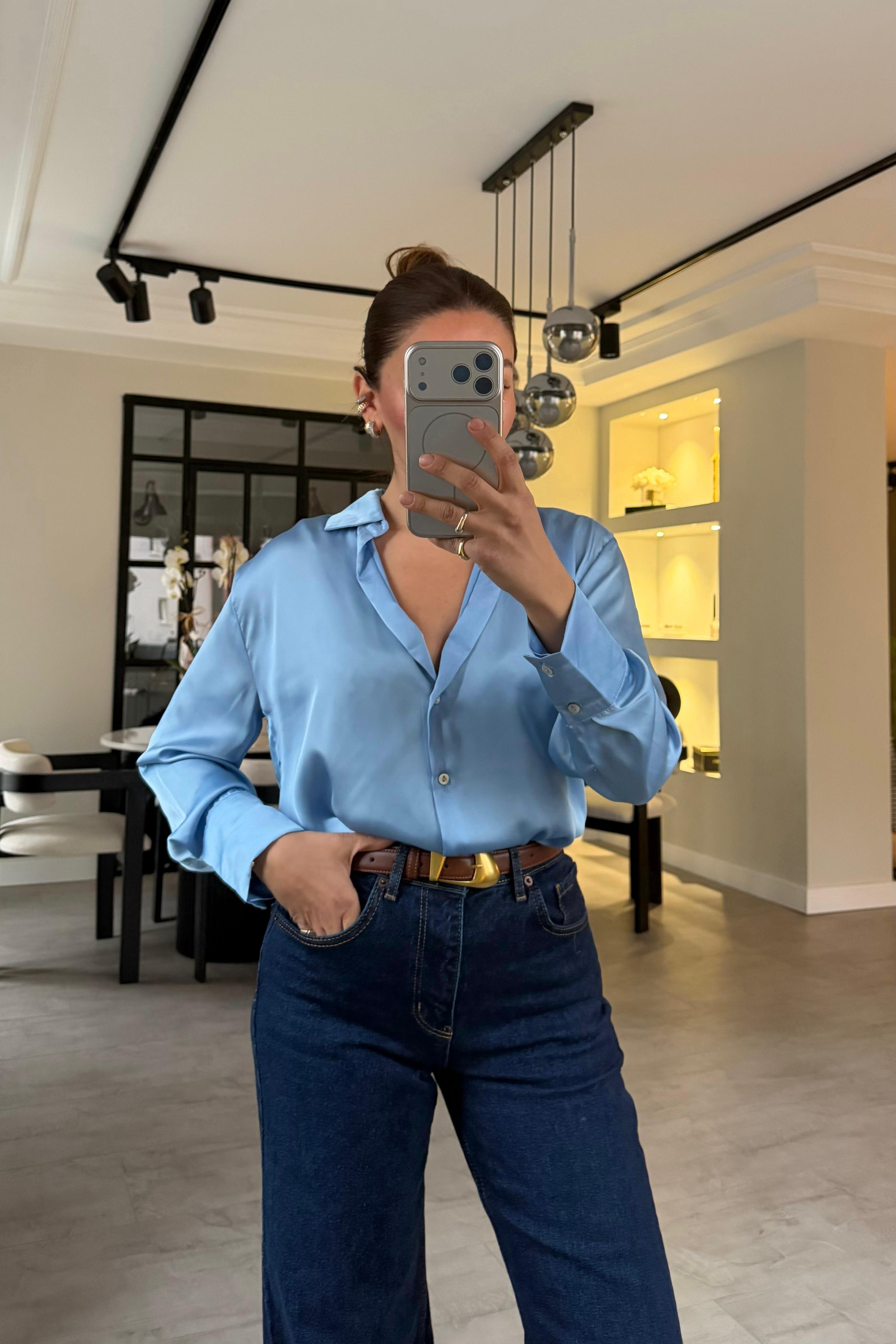 DİAGONAL SATEN GÖMLEK/2001