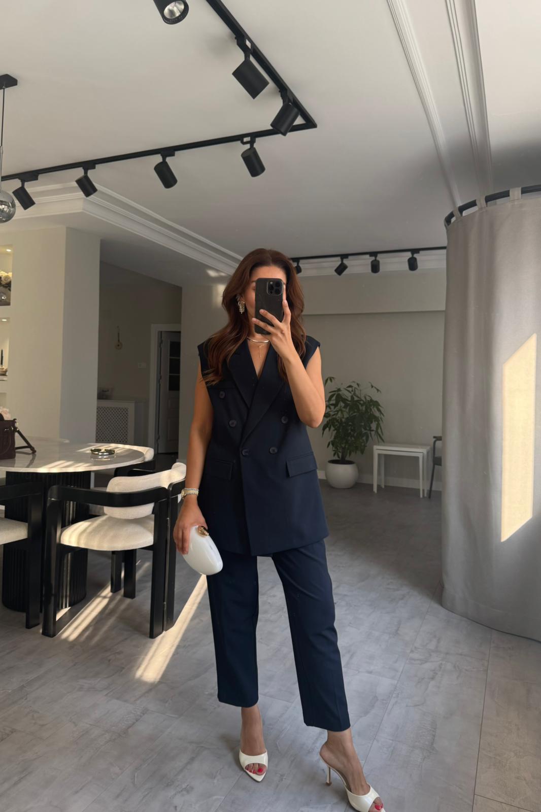 OVERSİZE YELEKLİ TAKIM