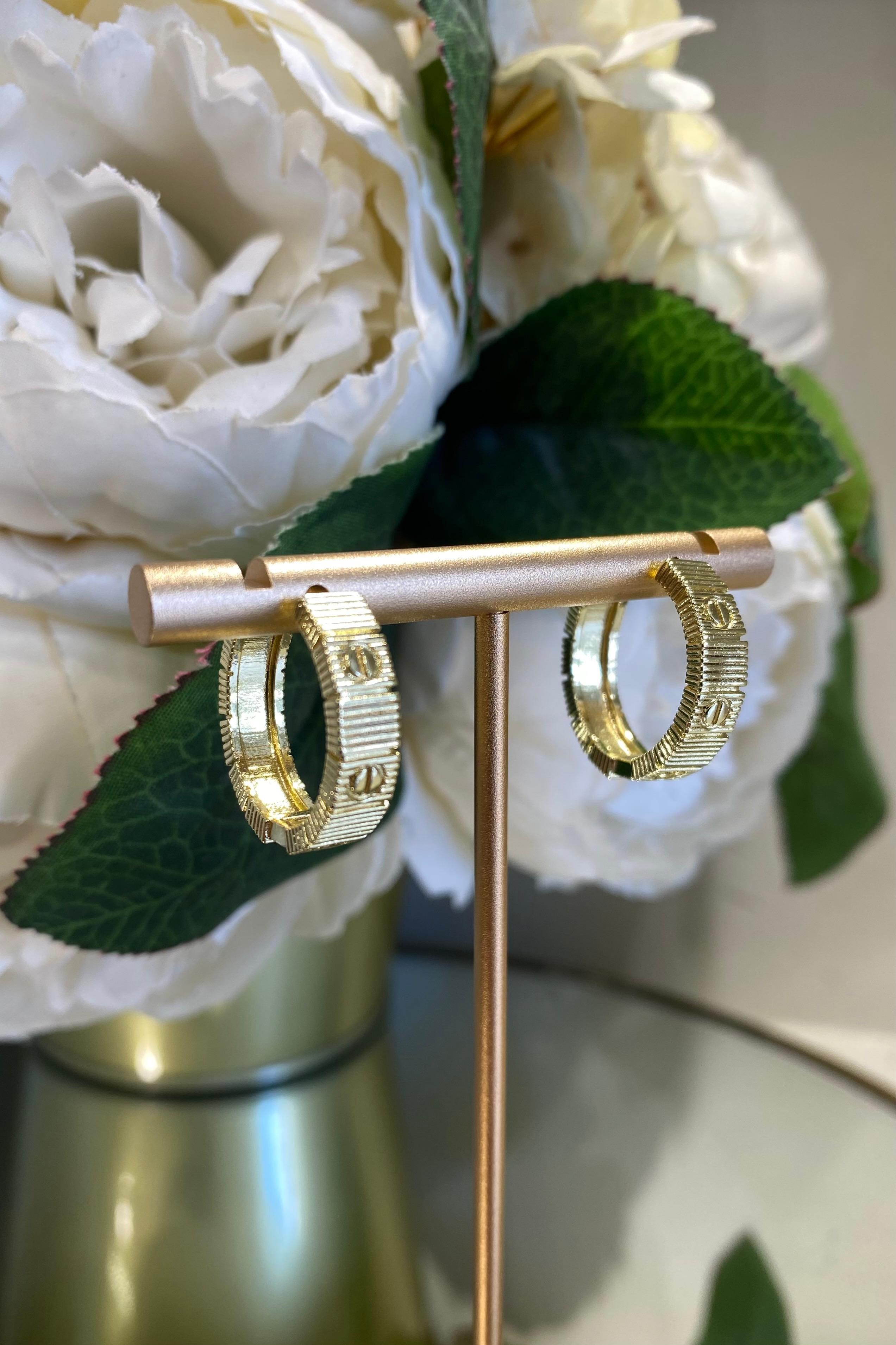 CARTİER HALKA KÜPE 2 CM