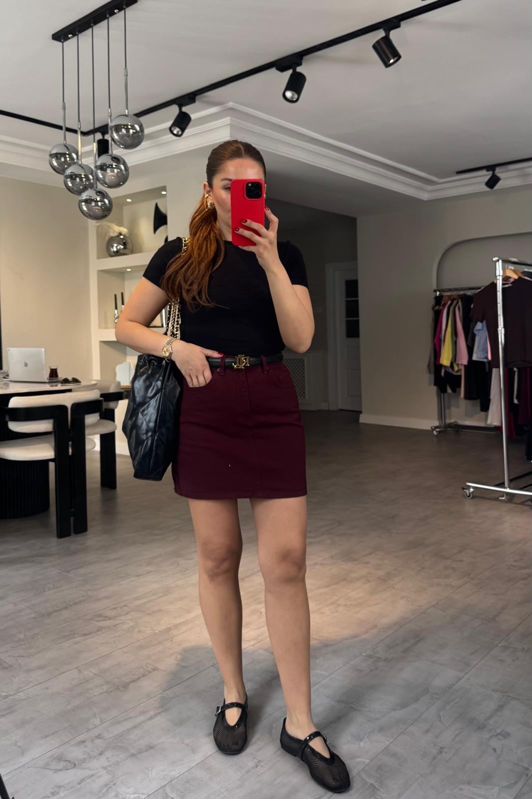 ROSE MİNİ JEAN ETEK/24147