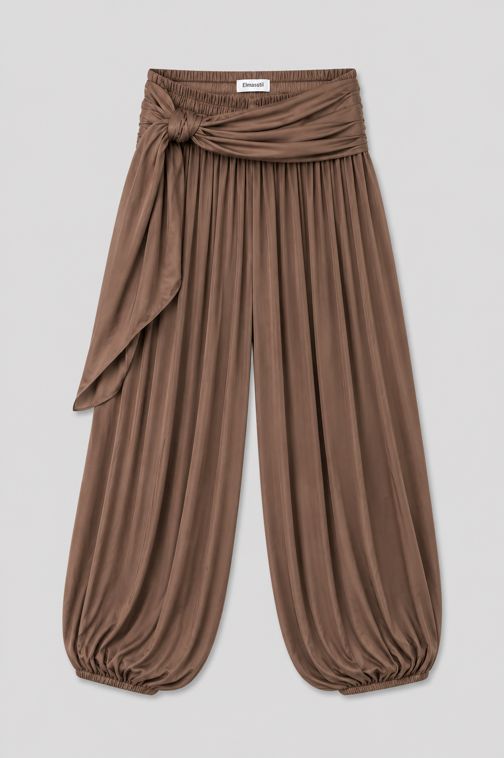 BAĞLAMALI SATEN BALON PANTOLON /40601
