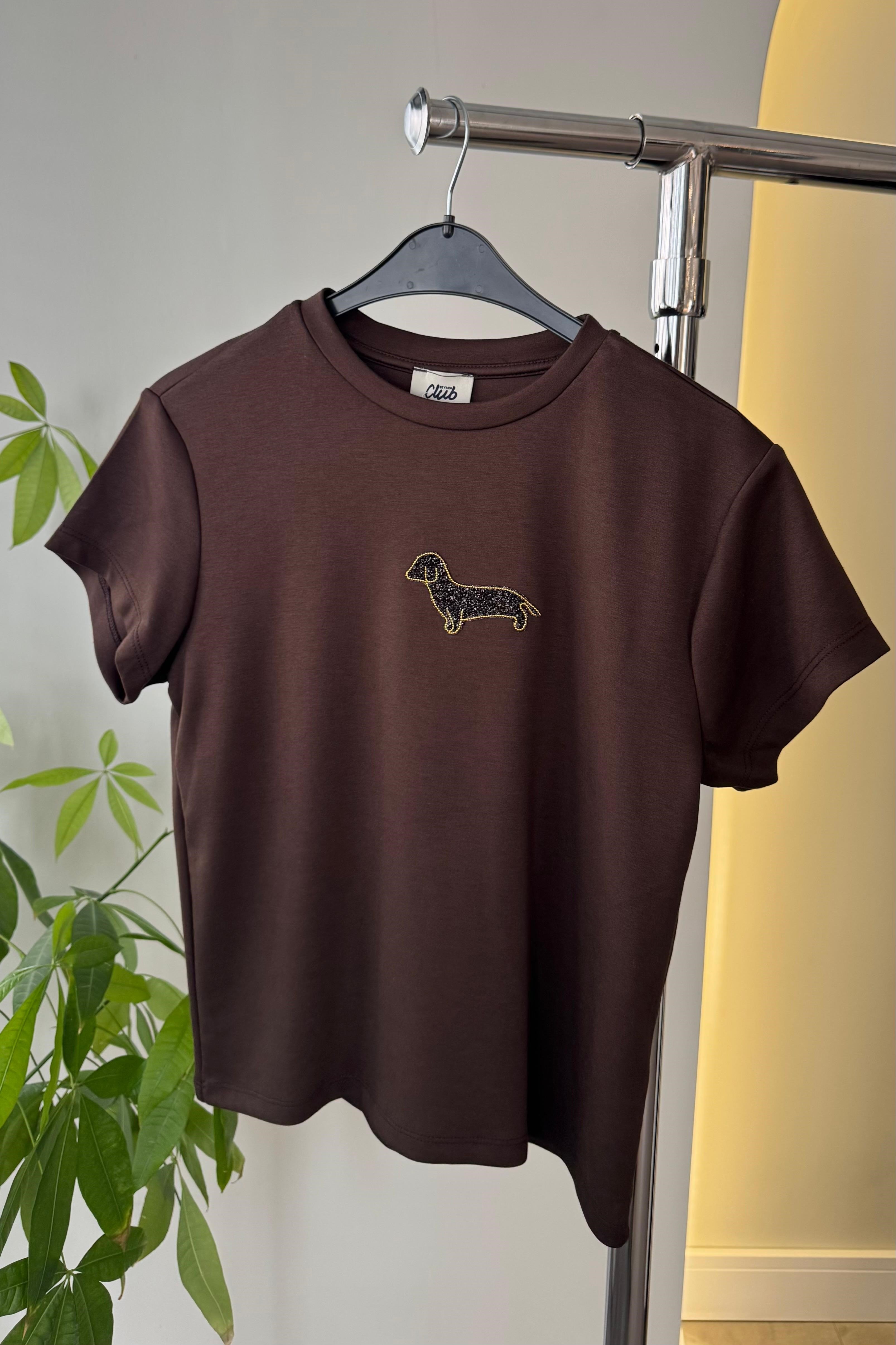 CLUB TAŞLI MODAL T-SHİRT