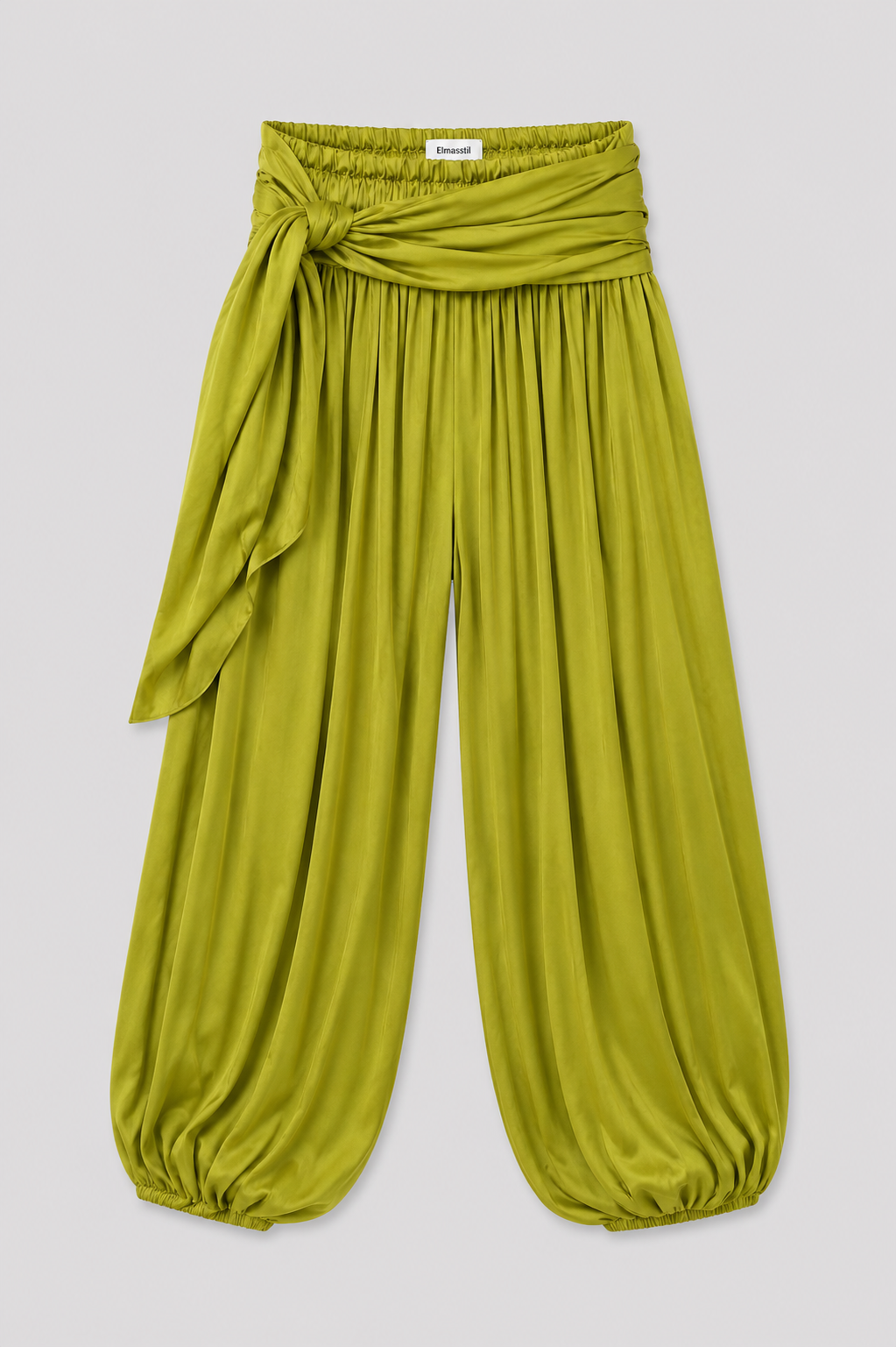 BAĞLAMALI SATEN BALON PANTOLON /40601