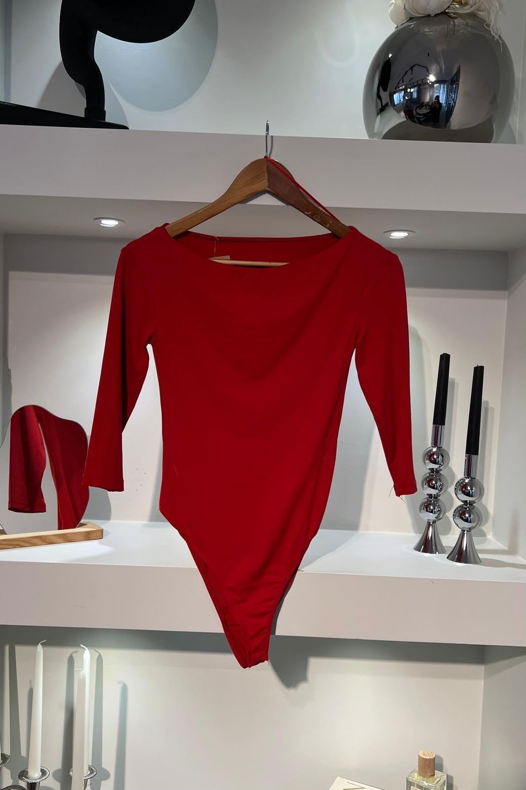 KAYIK YAKA BODYSUİT