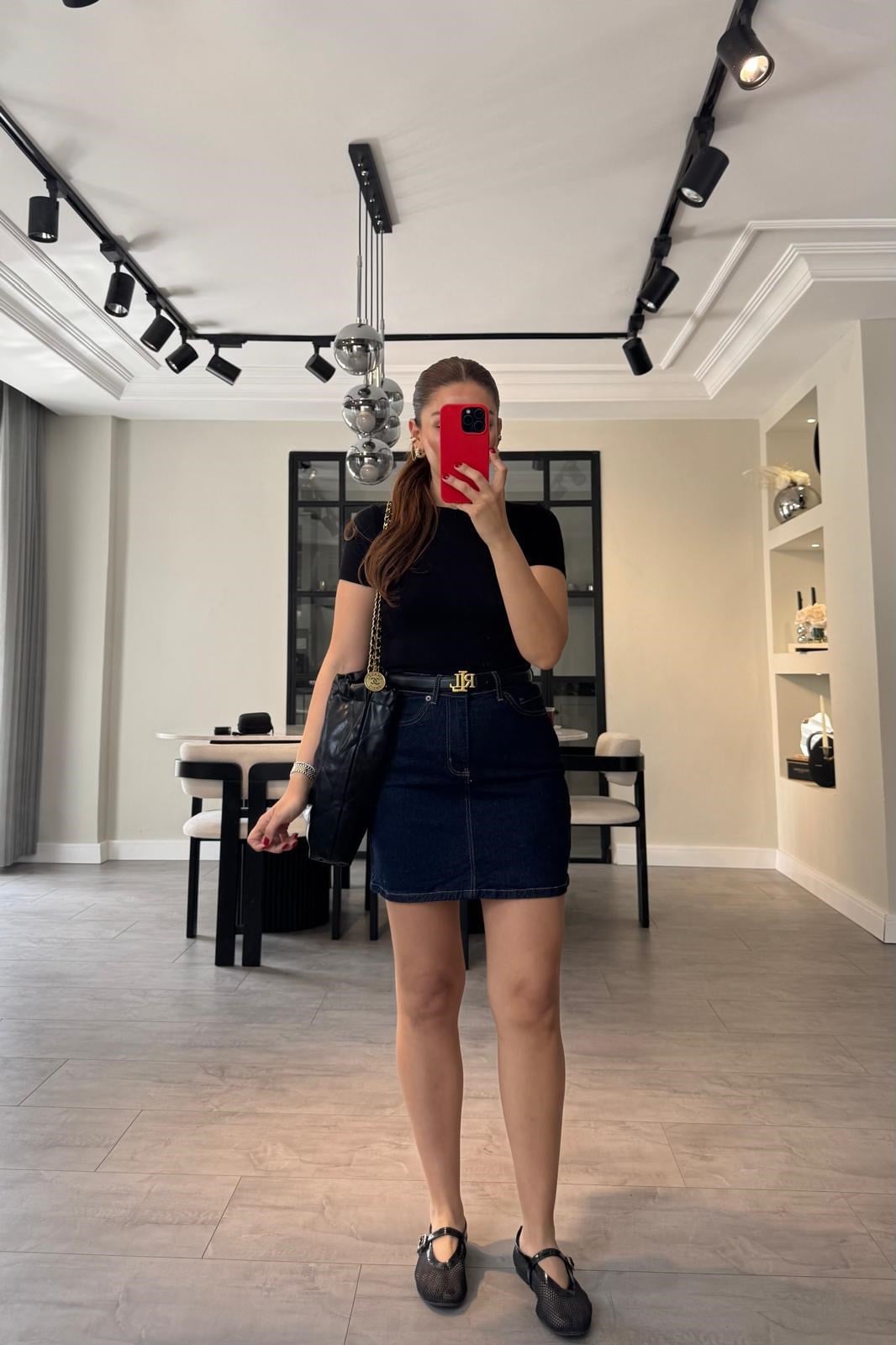 ROSE MİNİ JEAN ETEK/24147