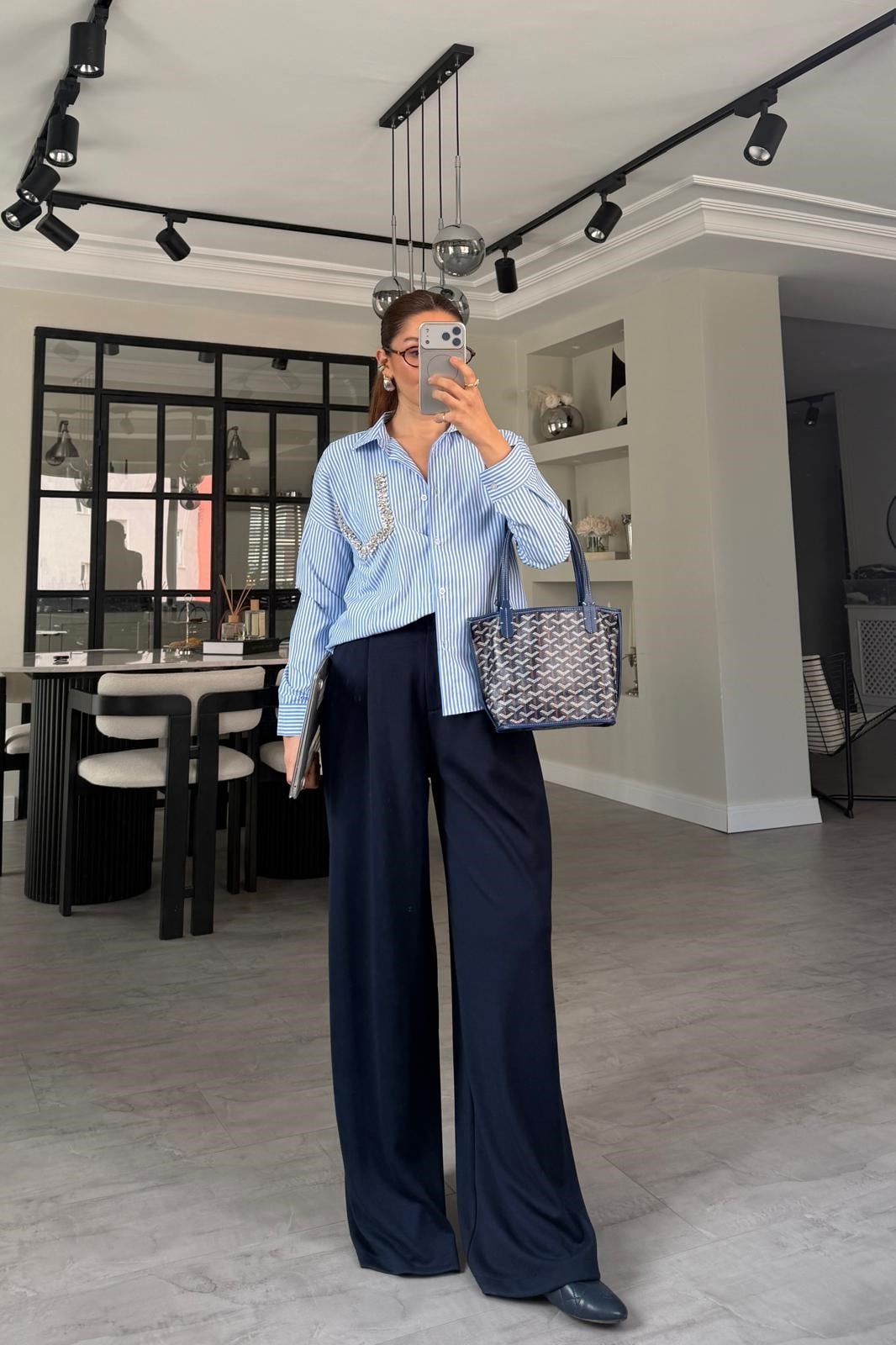 PİLELİ MODAL PALAZZO PANTOLON/11548