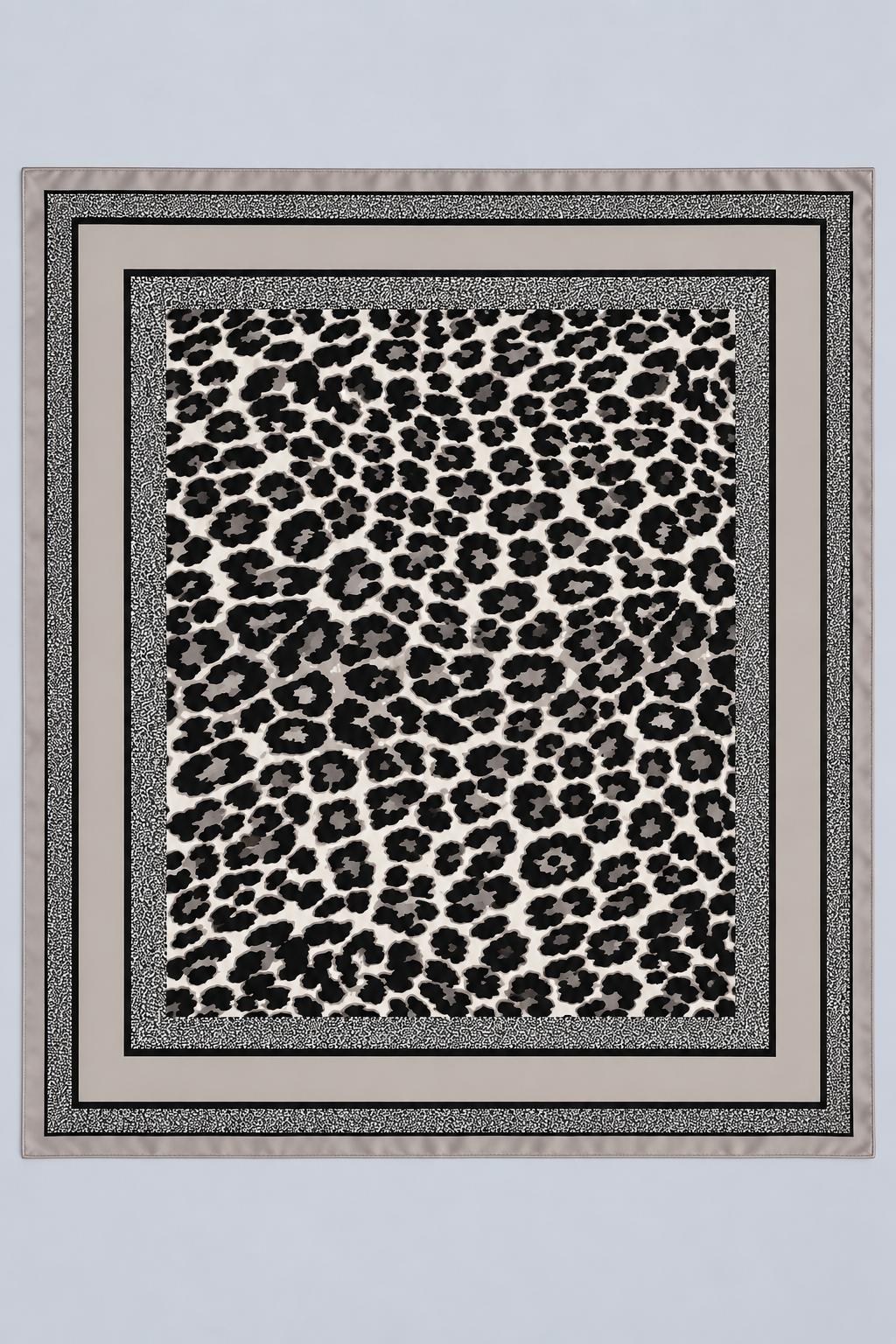 LEOPAR DESENLİ ŞAL 90x90