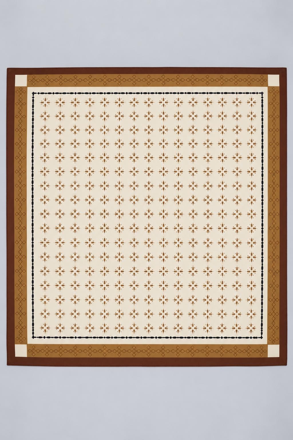 KAR TANESİ DESENLİ ŞAL 90x90