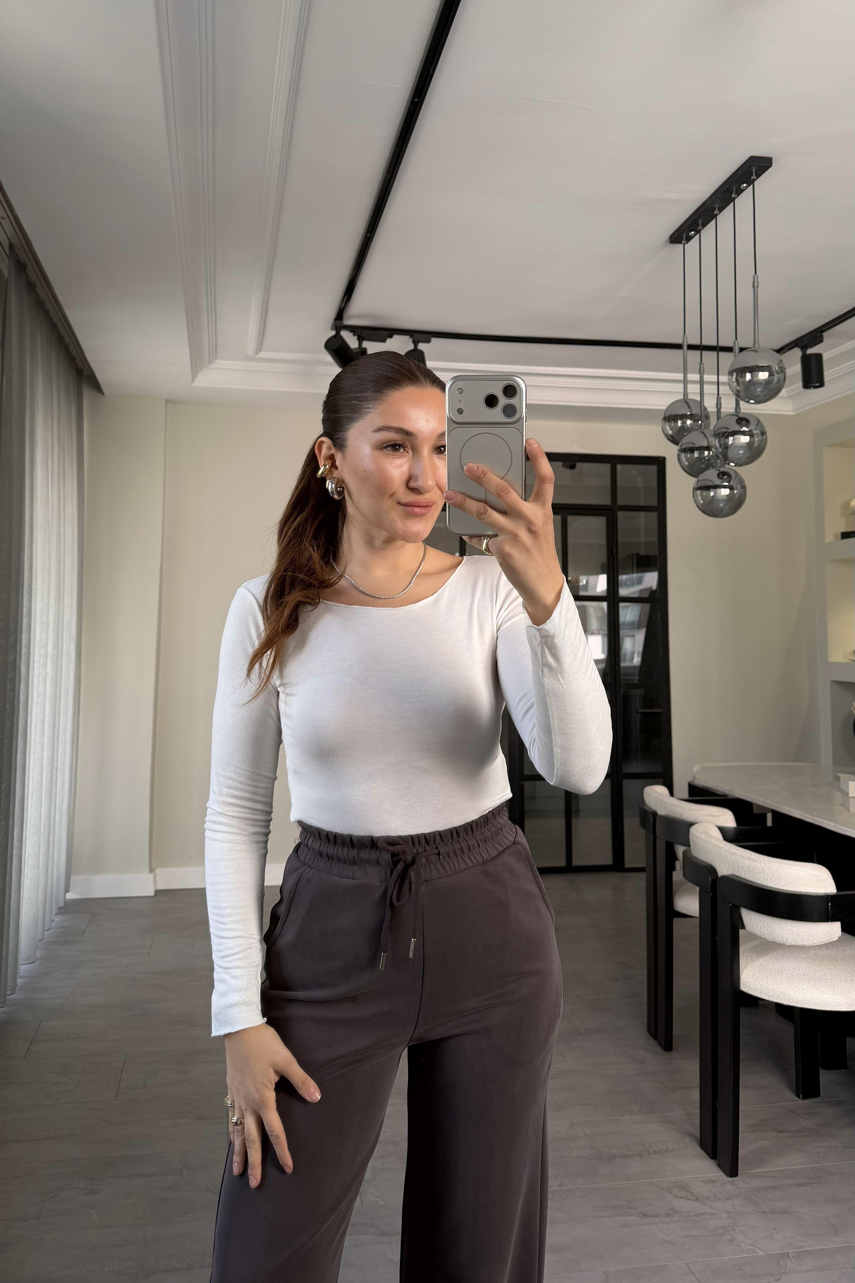 KAYIK YAKA YARI TRANSPARAN BODY/250668