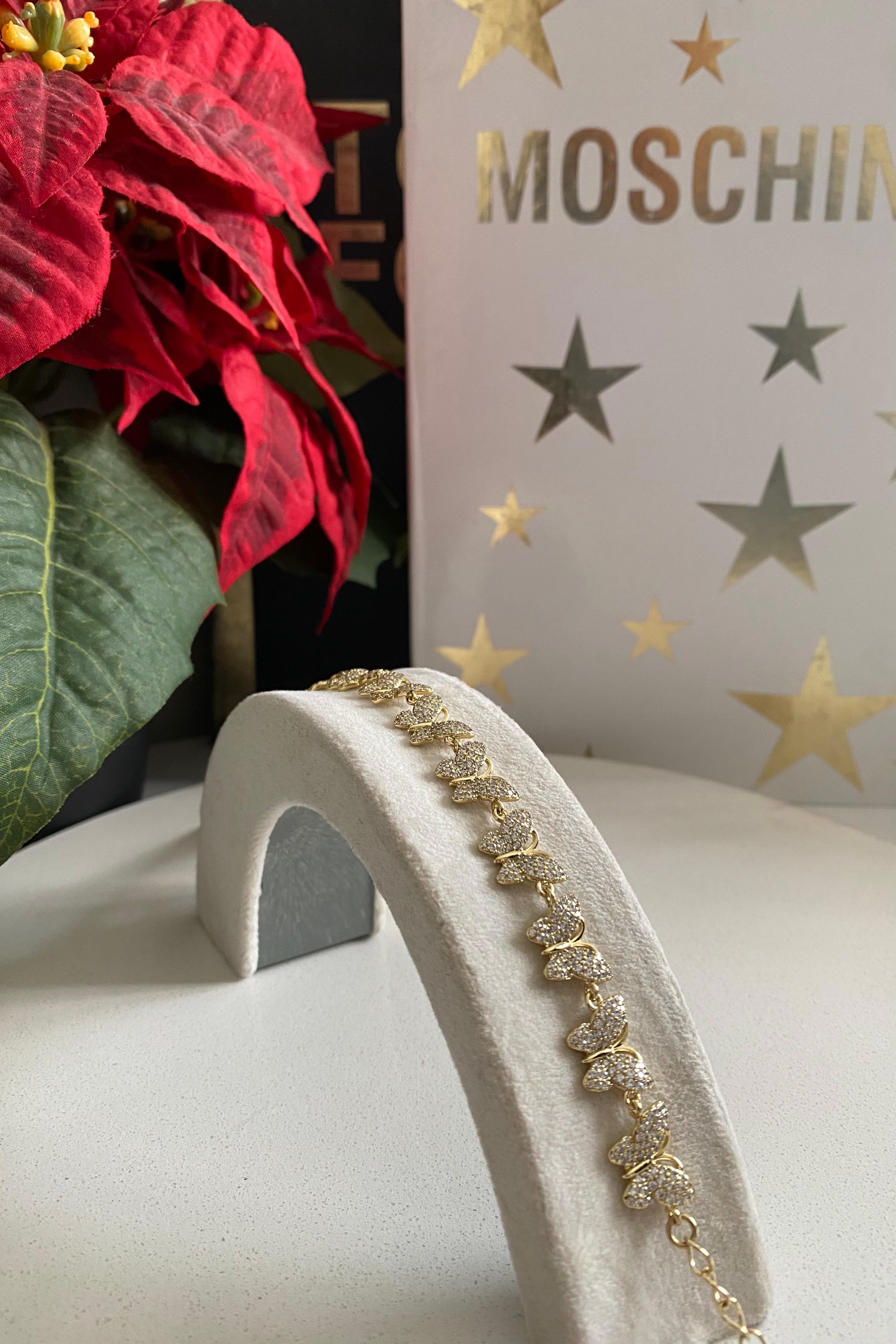 KELEBEK TAŞLI BİLEZİK