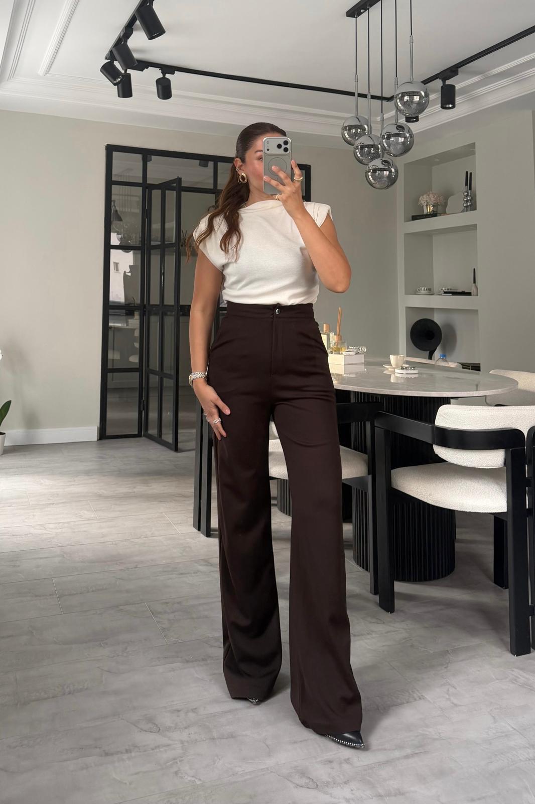 PREMIUM ÇELİK KUMAŞ PALAZZO PANTOLON