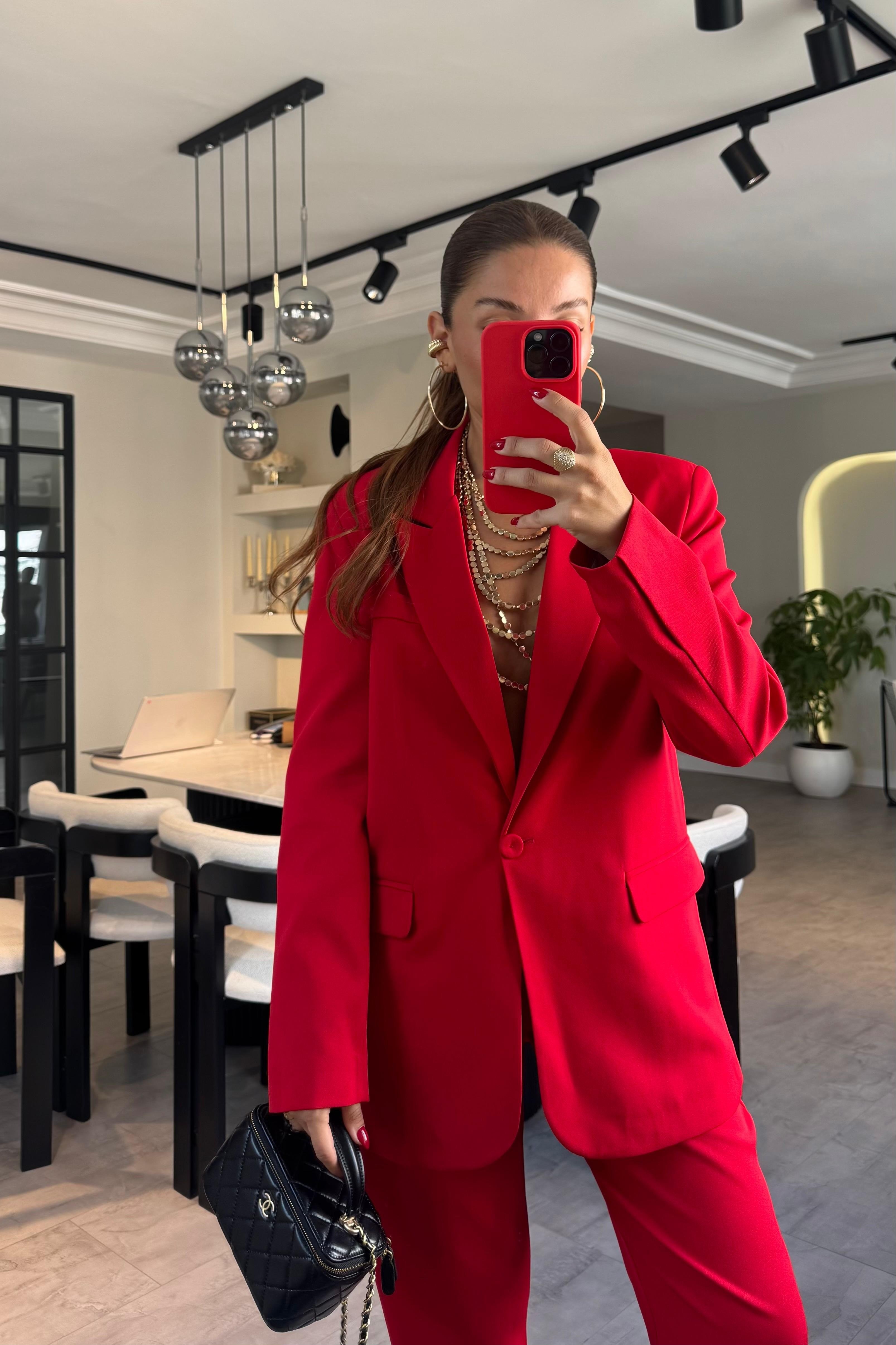 TEK DÜĞMELİ BLAZER CEKET/260724