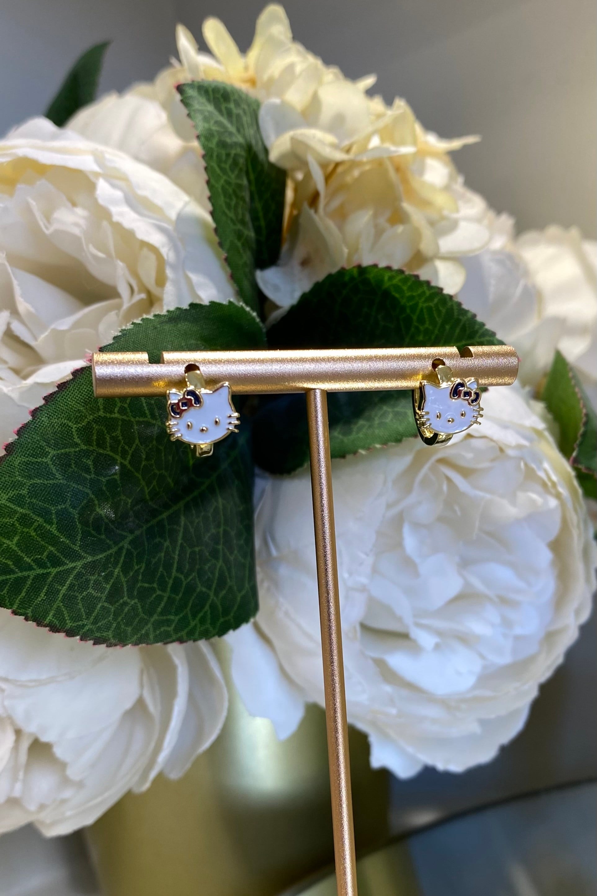 HELLO KITTY MİNİK HALKA KÜPE 1cm