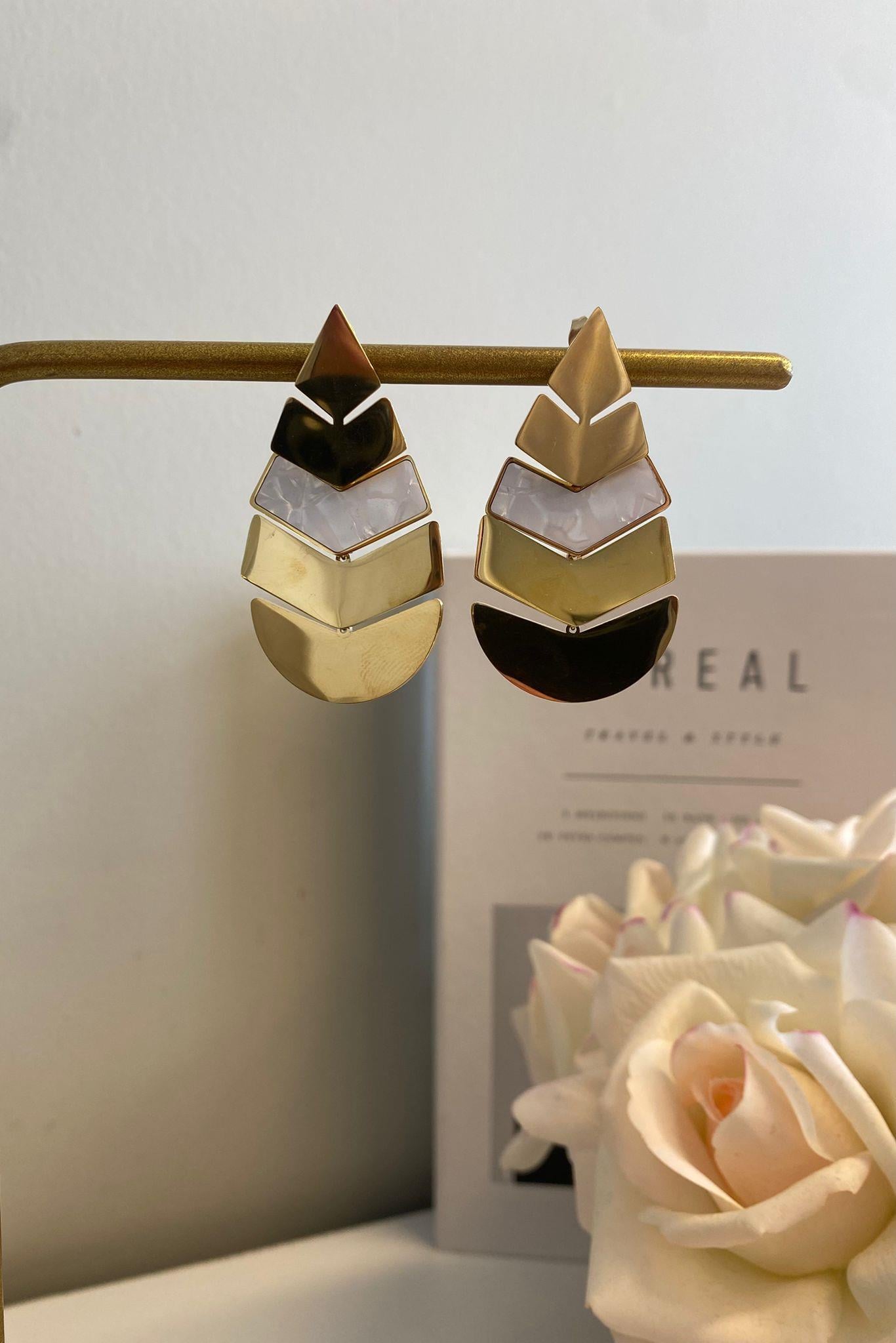 SEDEF VE GOLD GEOMETRİK KÜPE