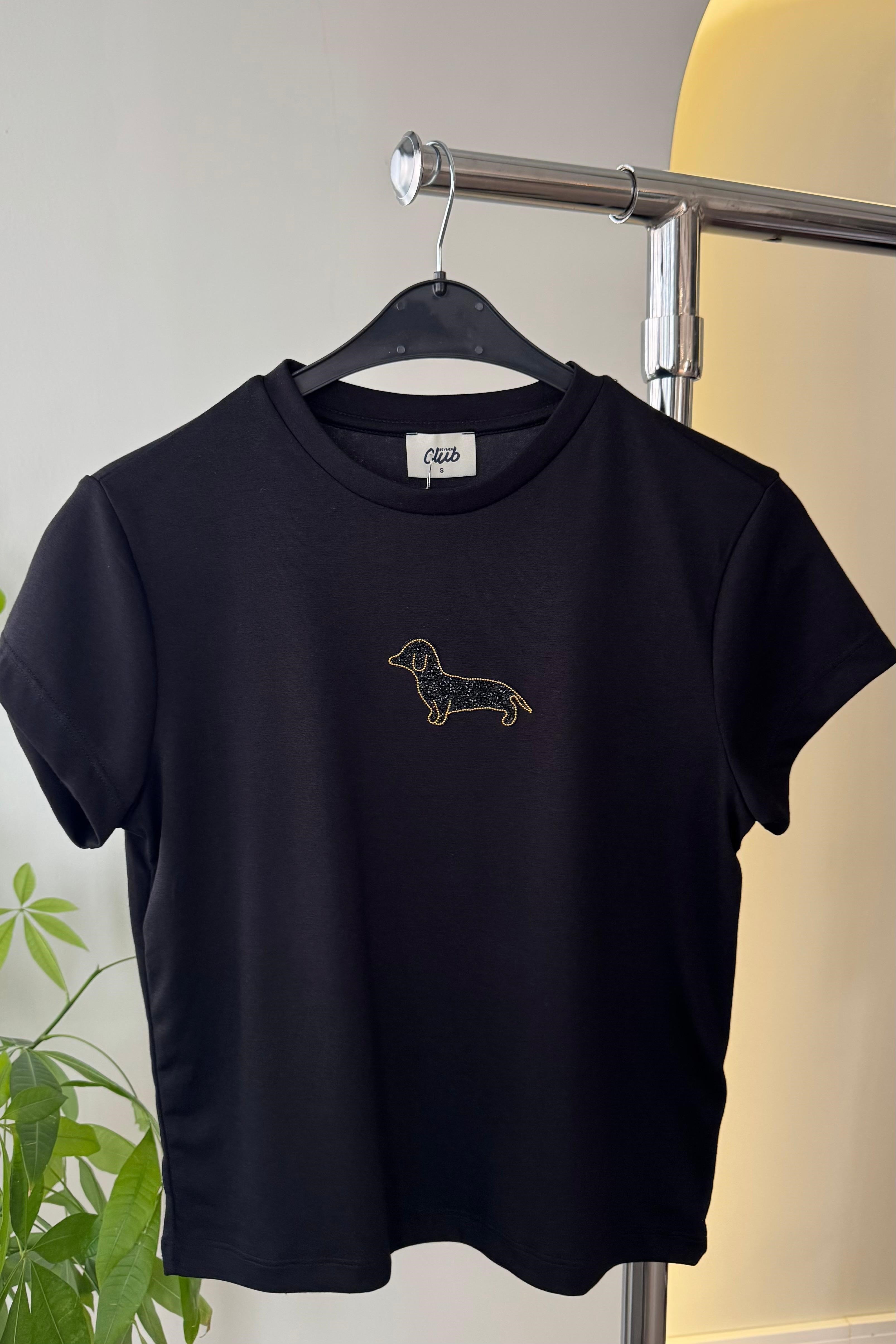 CLUB TAŞLI MODAL T-SHİRT