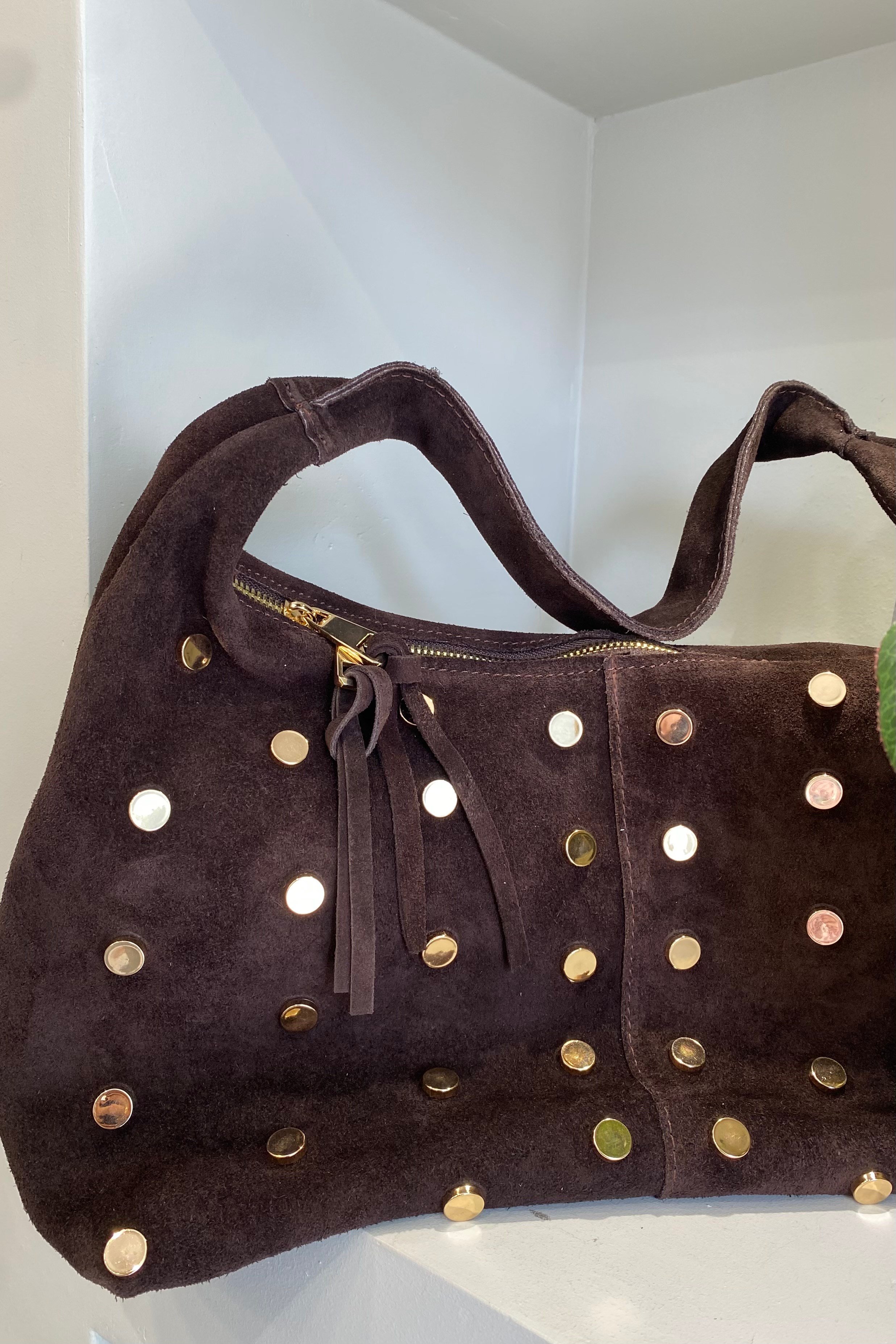 SORBE ZIMBALI SÜET OMUZ ÇANTA/0501