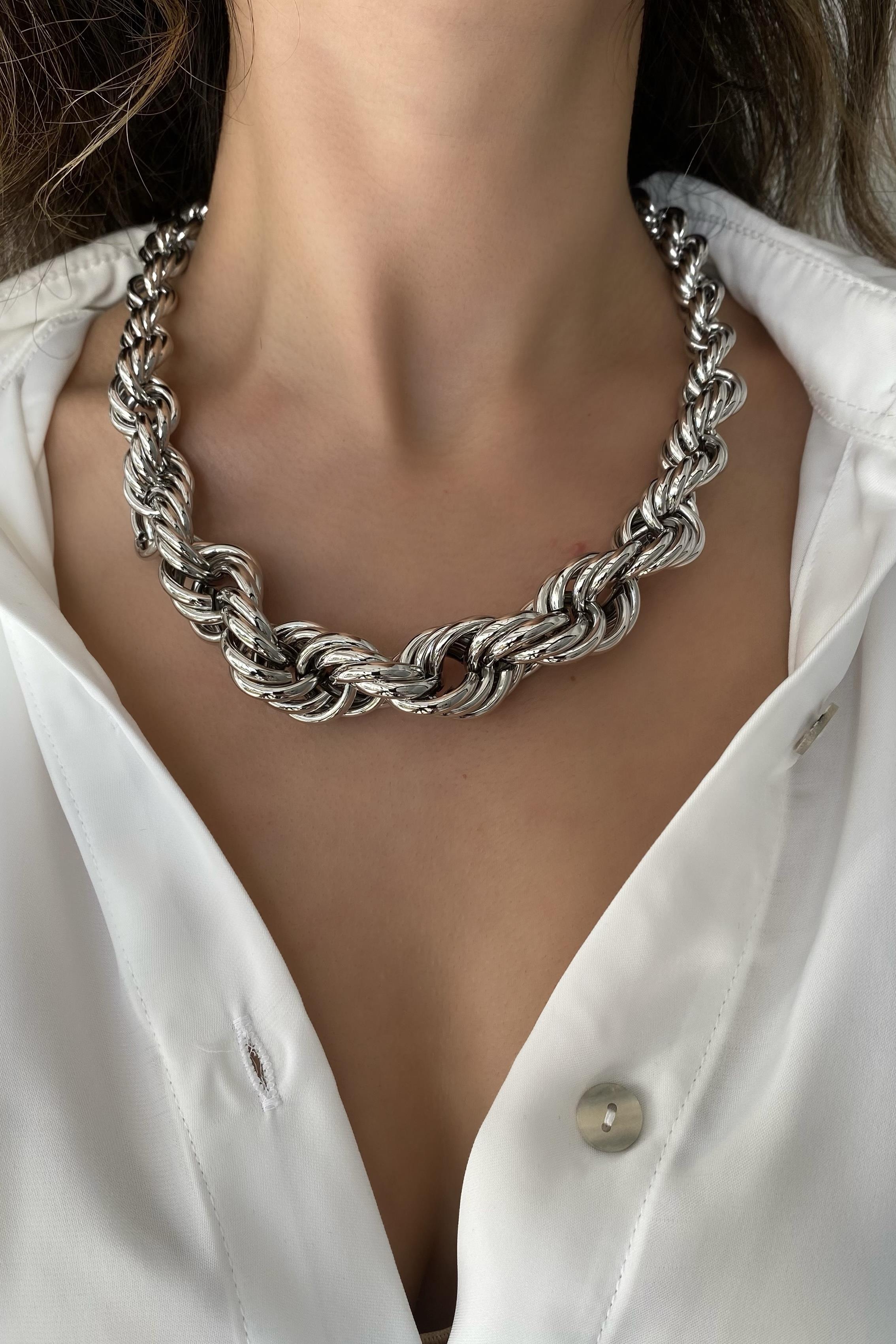 MEGA BURGU ZİNCİR KOLYE