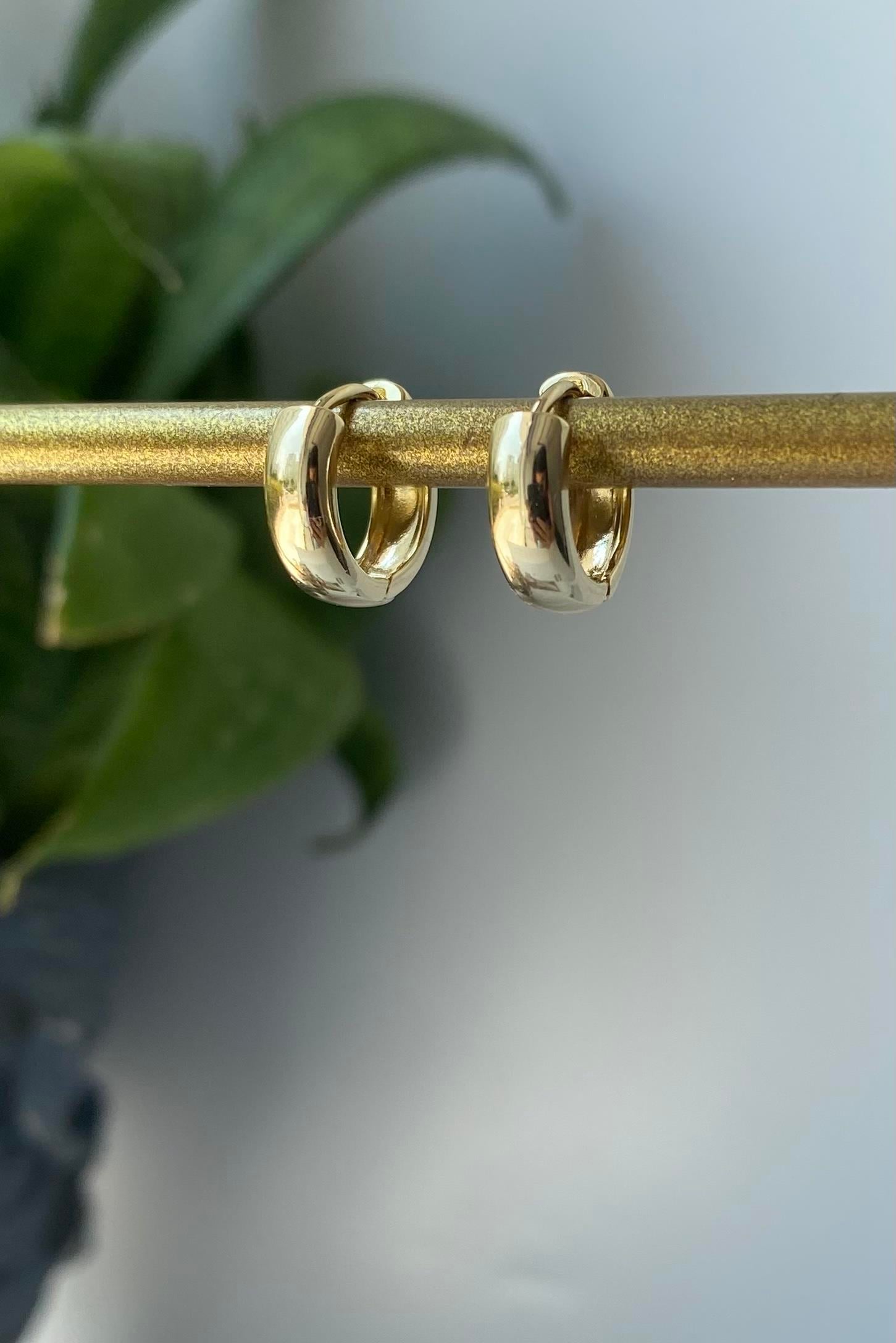 MİNİMAL HALKA KÜPE 1CM