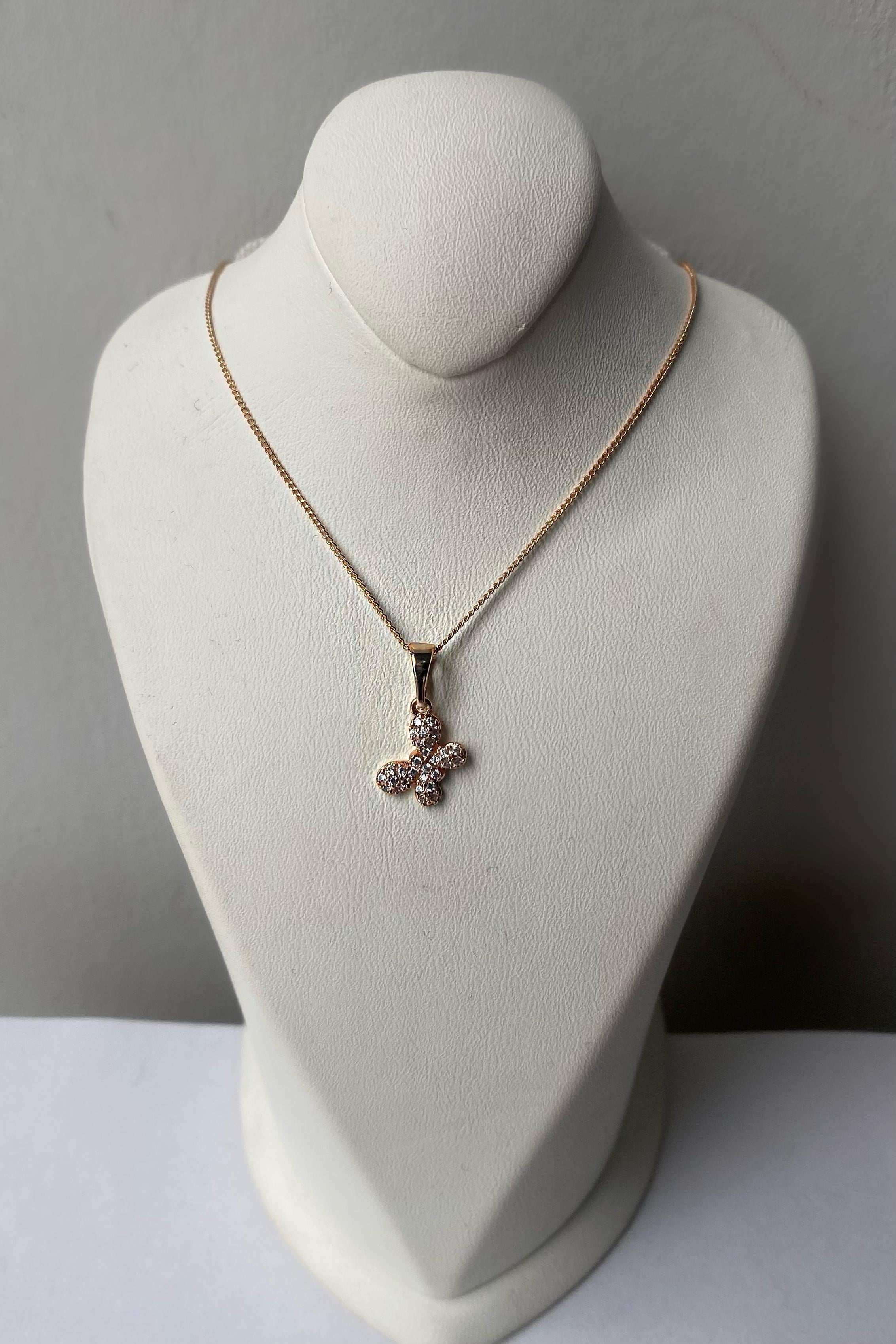 MİNİMAL KELEBEK KOLYE