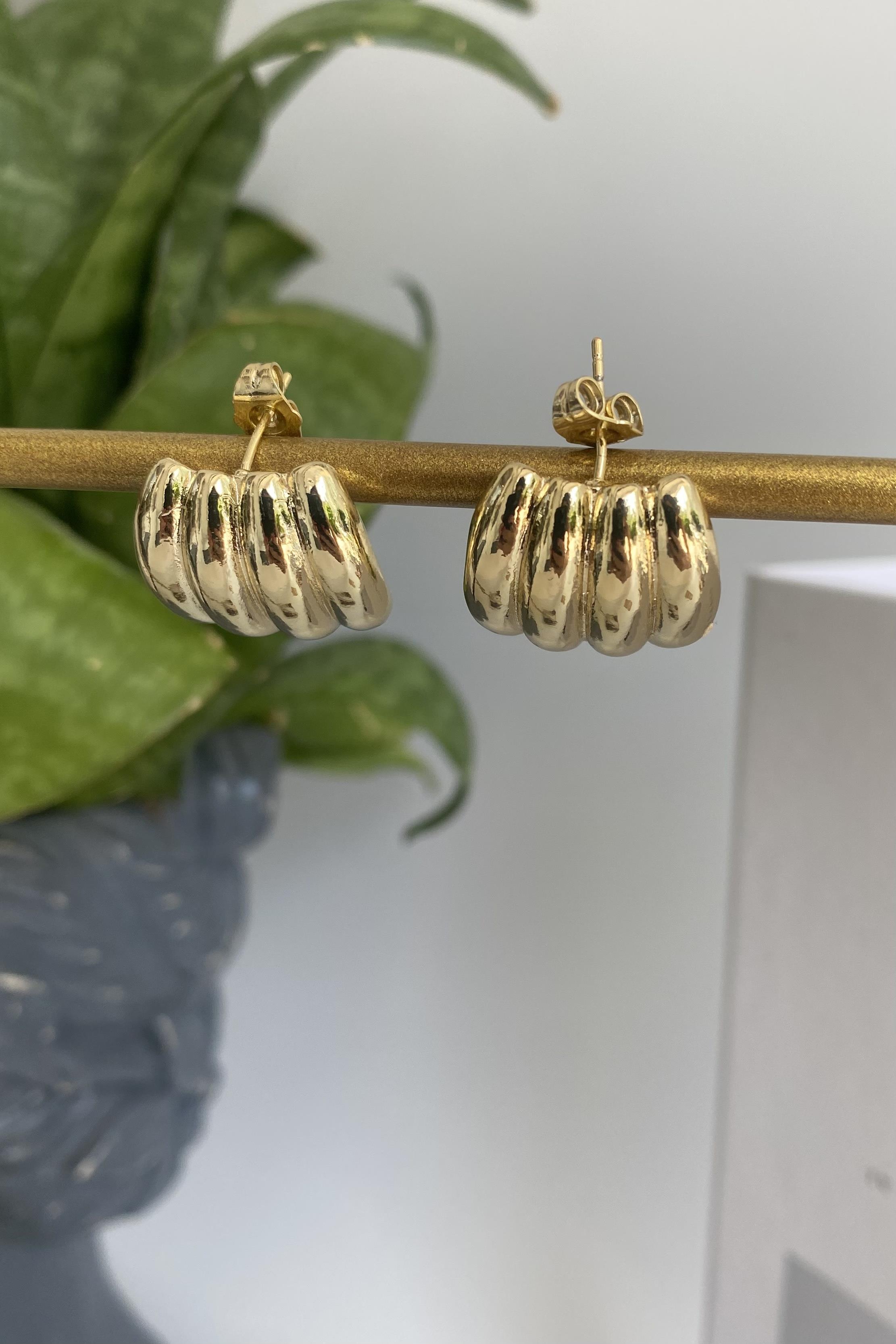 OLUKLU ÇİVİ KÜPE