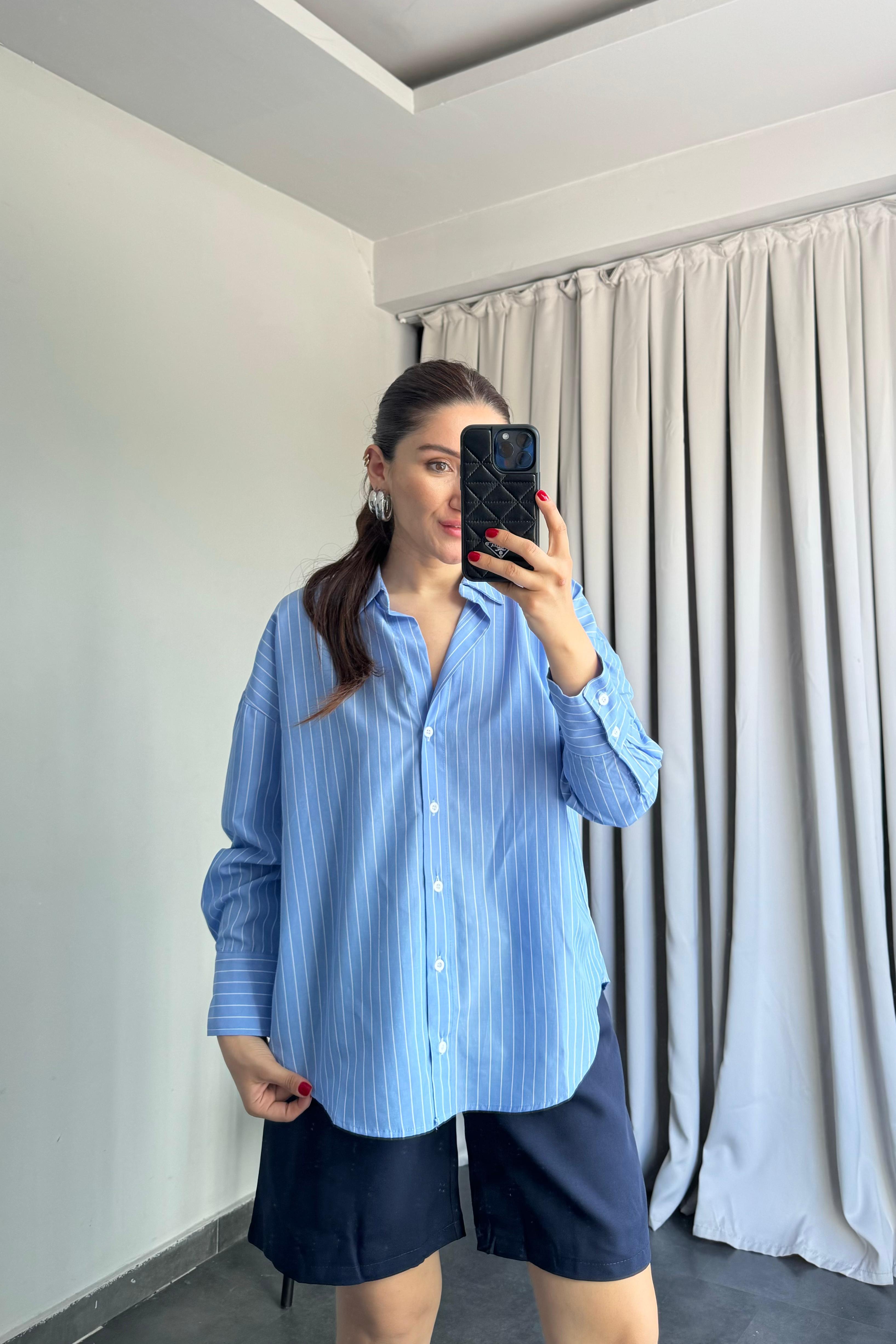 OVAL KESİM GÖMLEK /60216