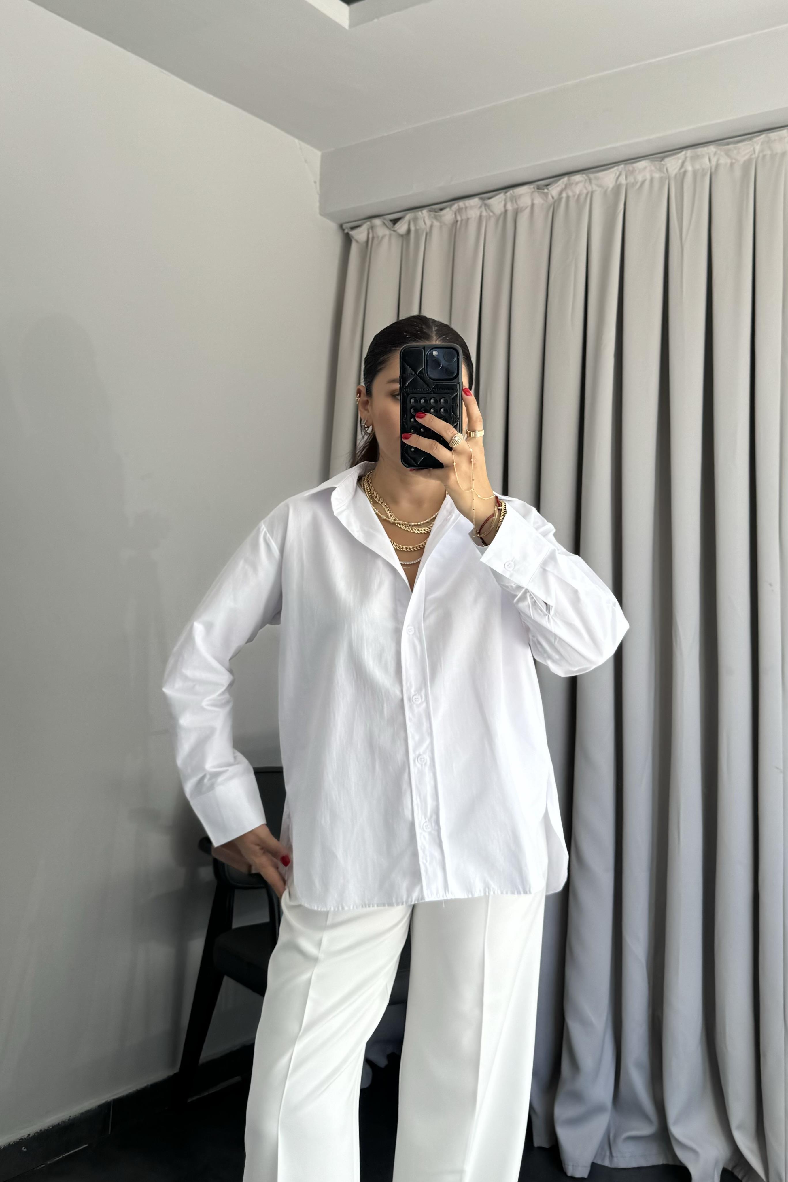 OVAL KESİM GÖMLEK/3005